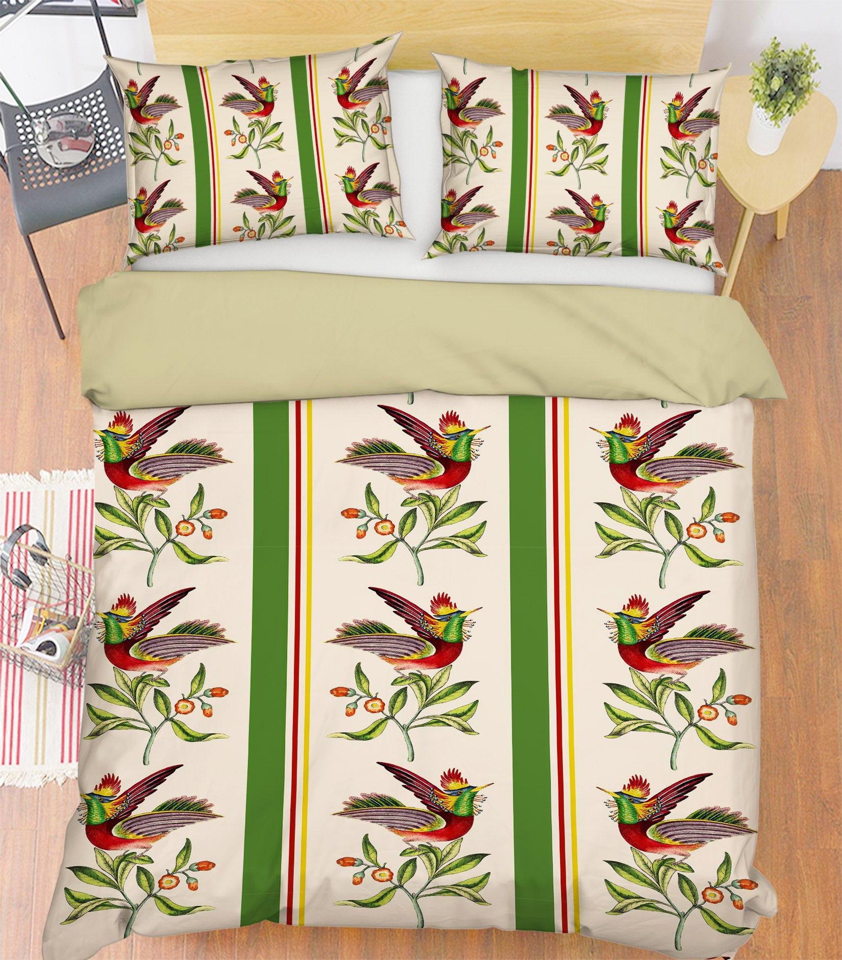 3D Phoenix Bird 175 Uta Naumann Bedding Bed Pillowcases Quilt