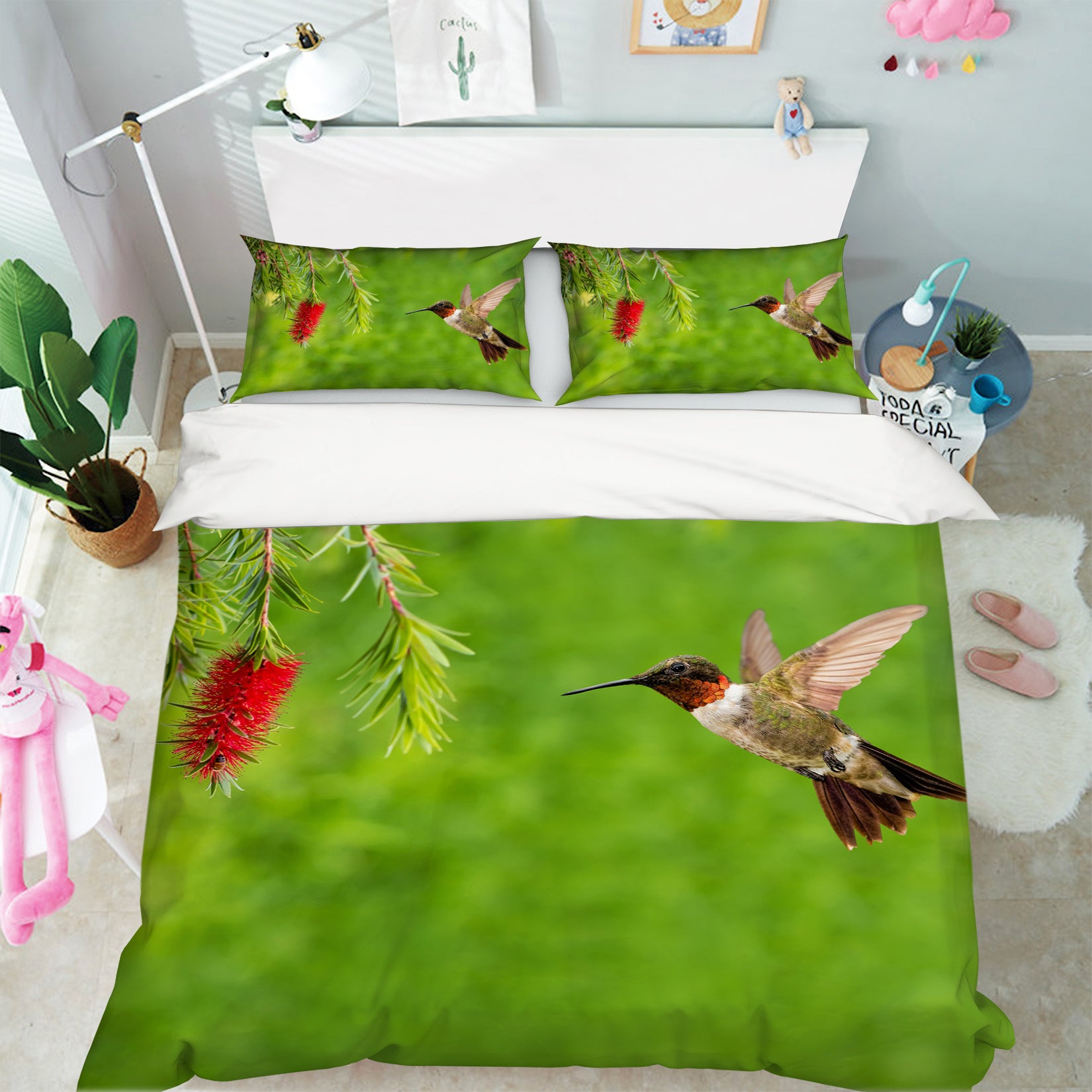 3D Bird 19230 Bed Pillowcases Quilt