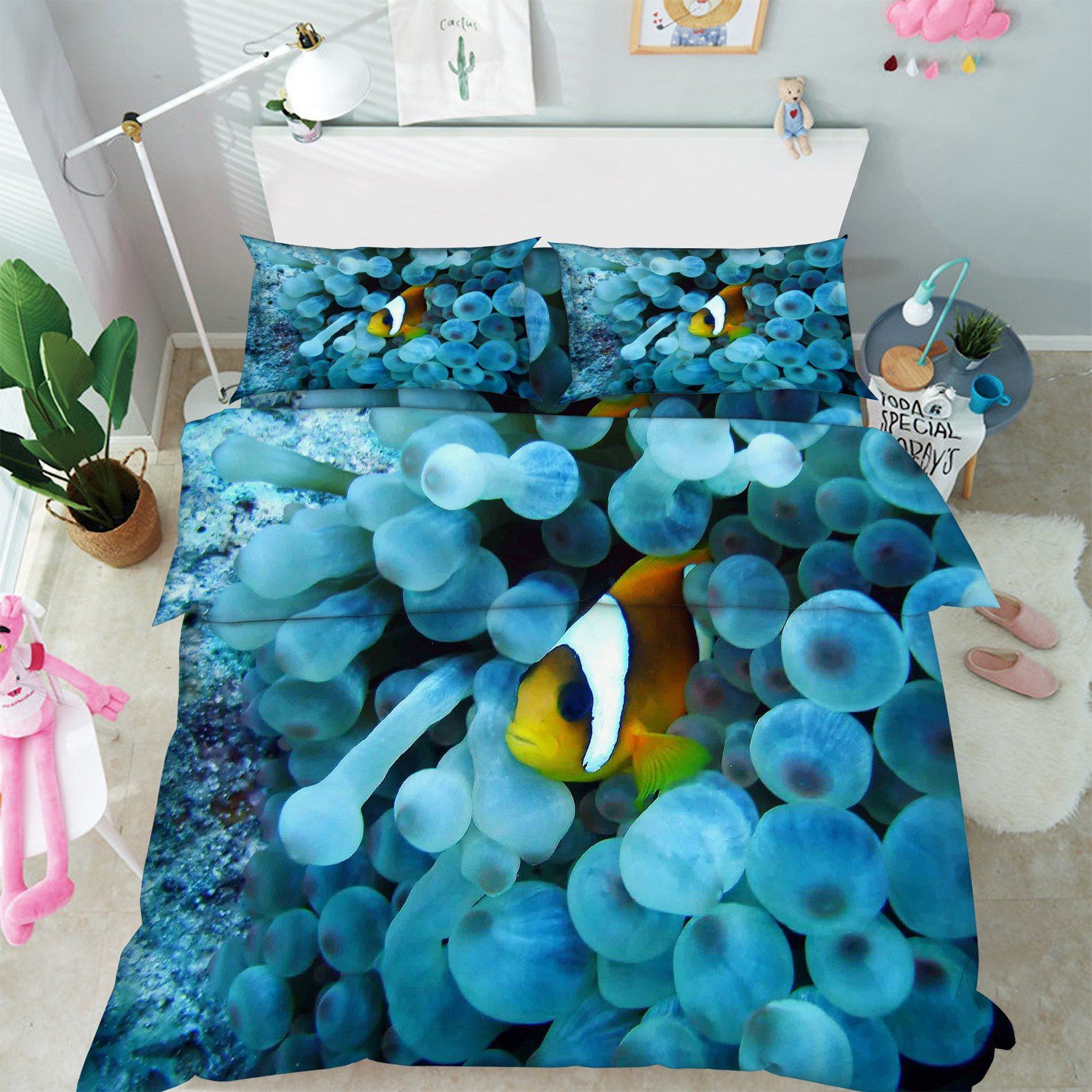 3D Seabed Hidden Fish 127 Bed Pillowcases Quilt Wallpaper AJ Wallpaper 