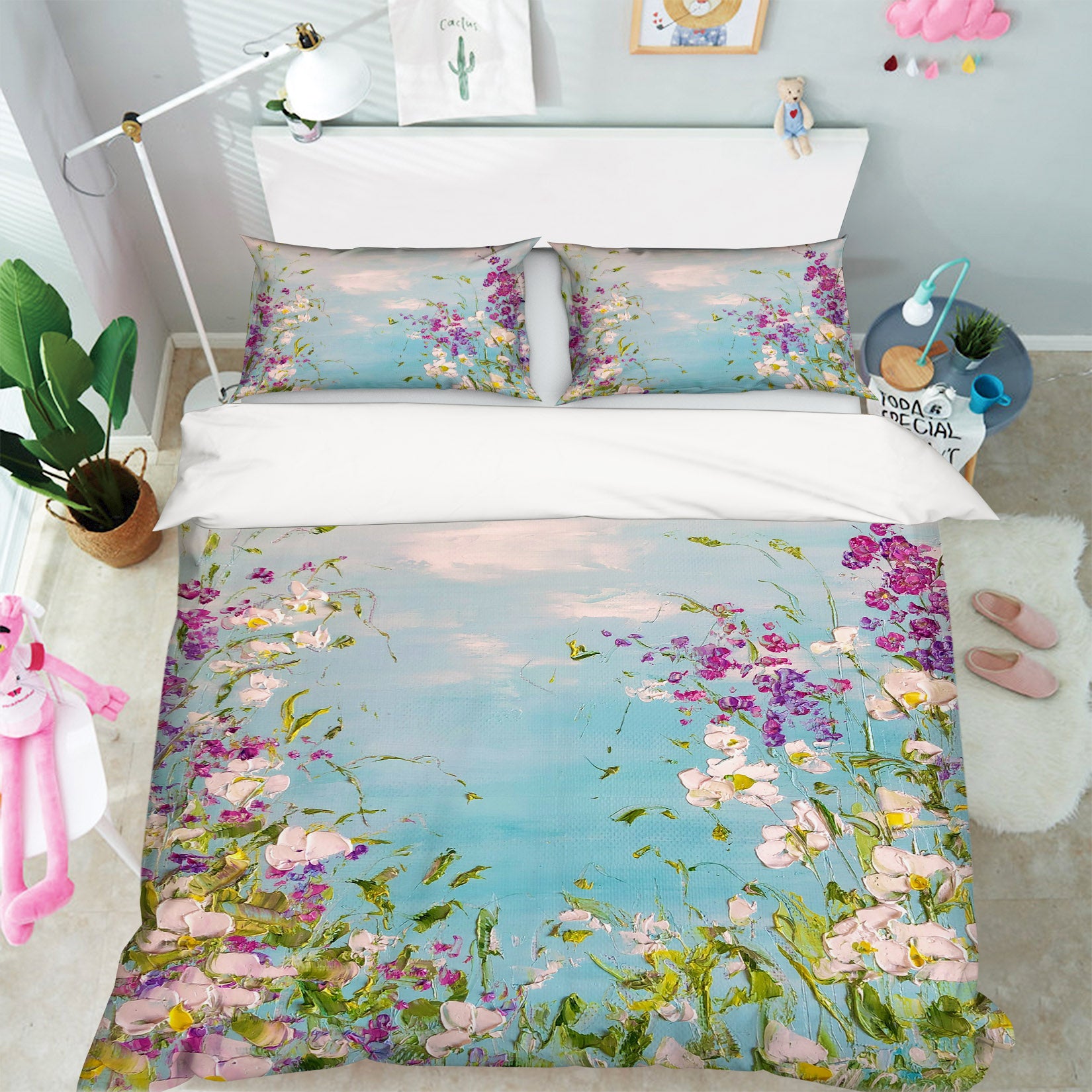 3D Paint Flower Sky 538 Skromova Marina Bedding Bed Pillowcases Quilt