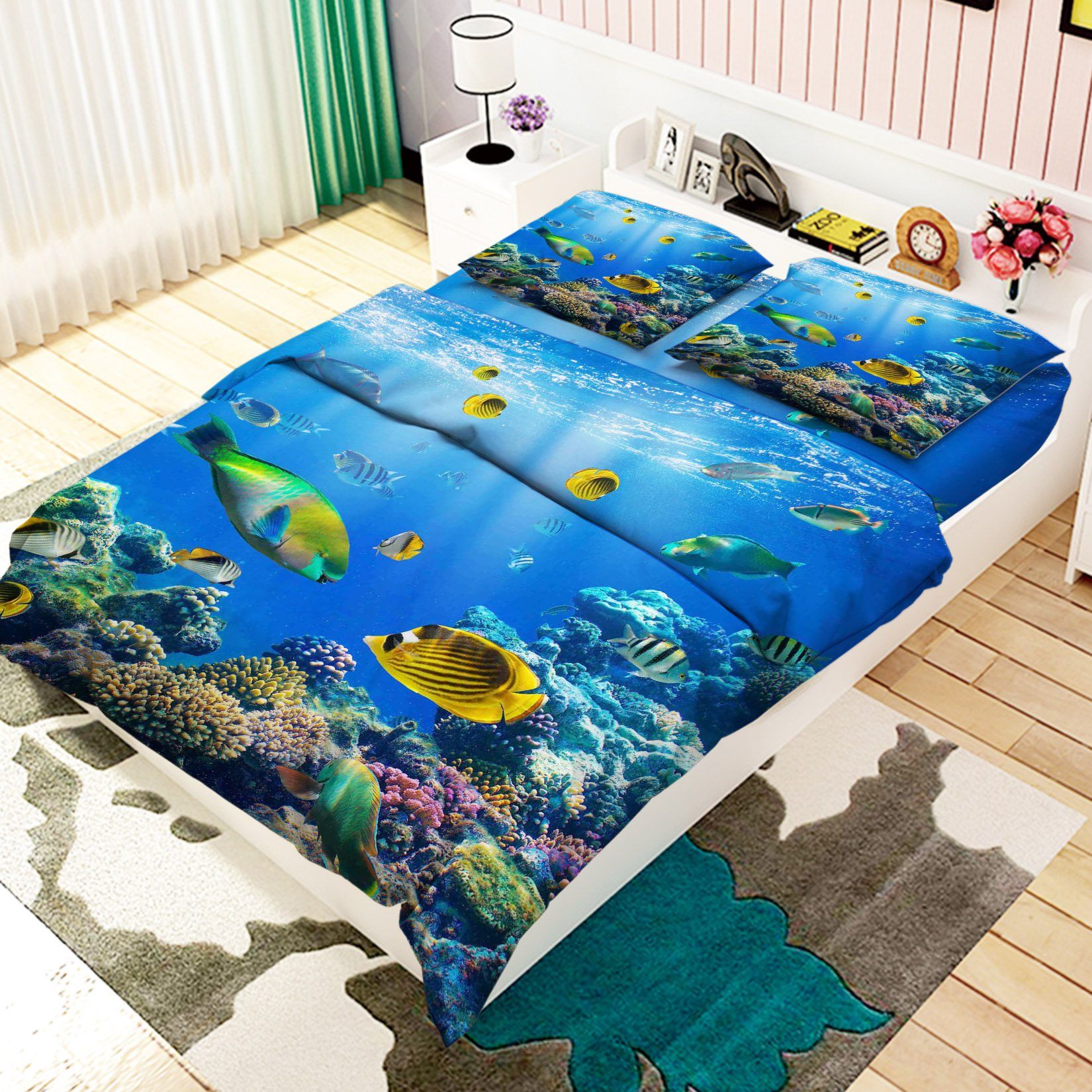 3D Beautiful Ocean 122 Bed Pillowcases Quilt Wallpaper AJ Wallpaper 