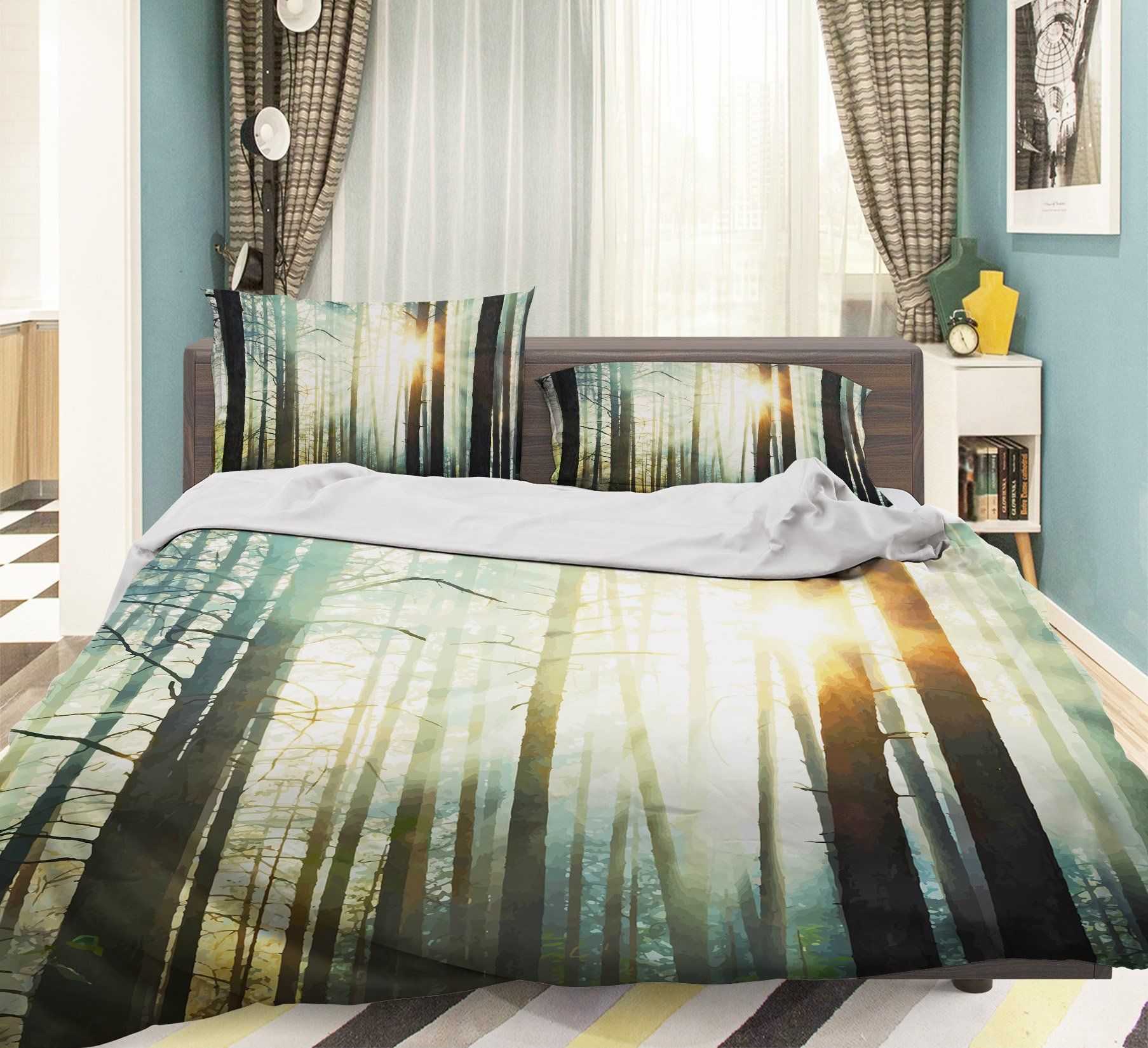 3D Dazzling Sunshine 036 Bed Pillowcases Quilt Wallpaper AJ Wallpaper 