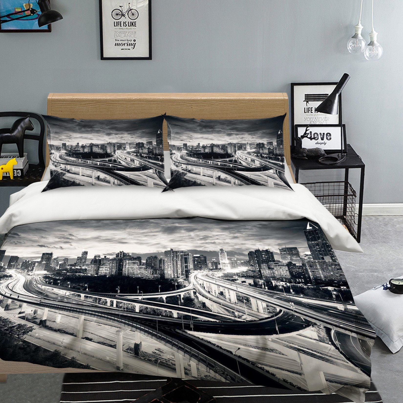 3D Night City 169 Bed Pillowcases Quilt Wallpaper AJ Wallpaper 