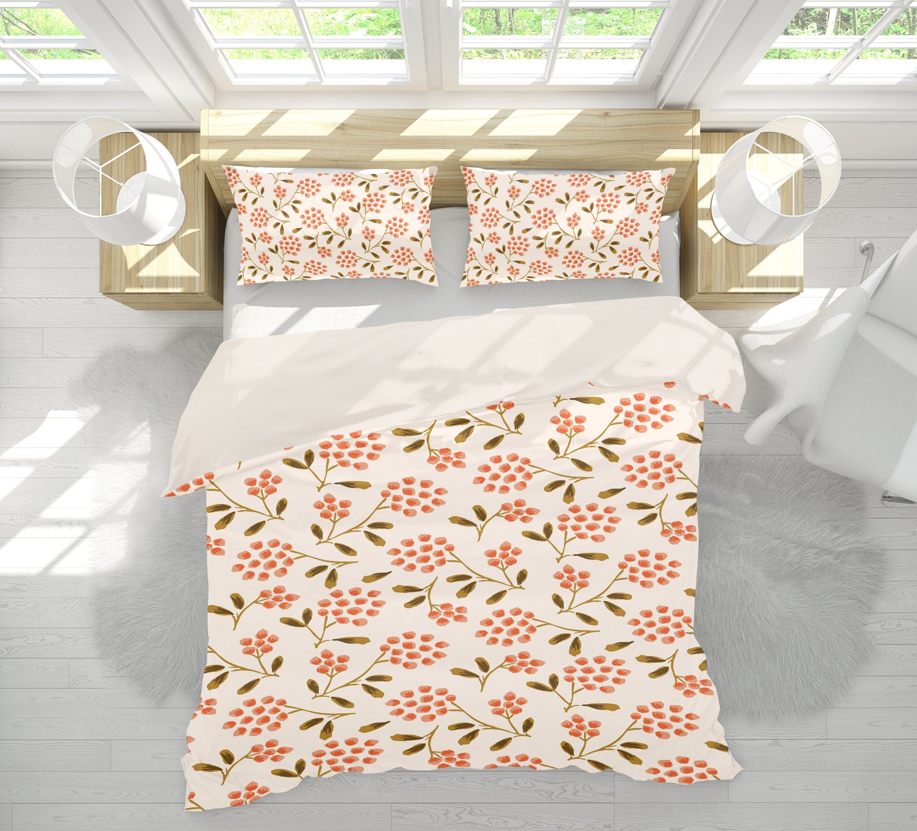 3D Red Little Flower 109108 Kashmira Jayaprakash Bedding Bed Pillowcases Quilt