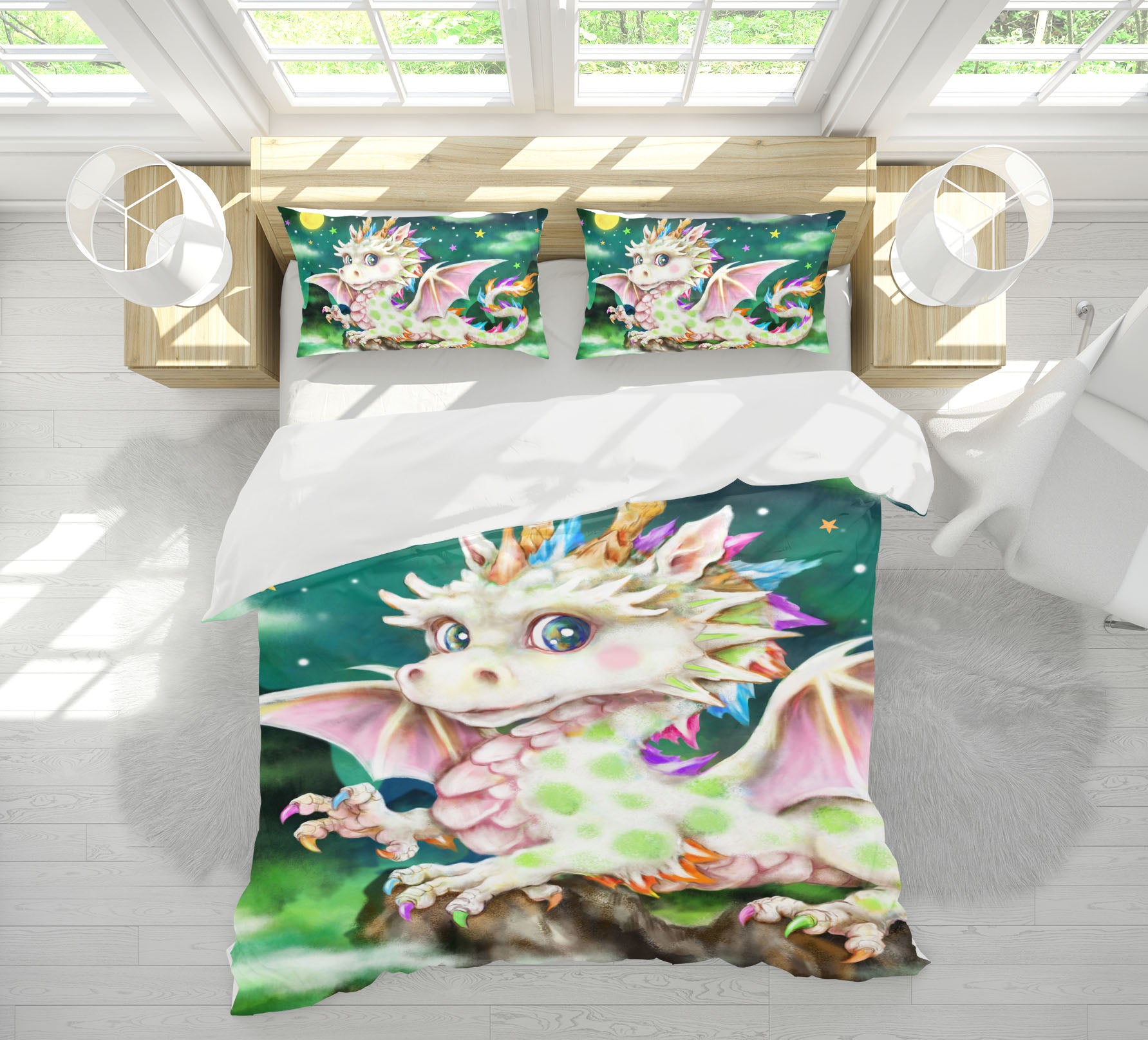 3D Cartoon Dragon 5933 Kayomi Harai Bedding Bed Pillowcases Quilt Cover Duvet Cover