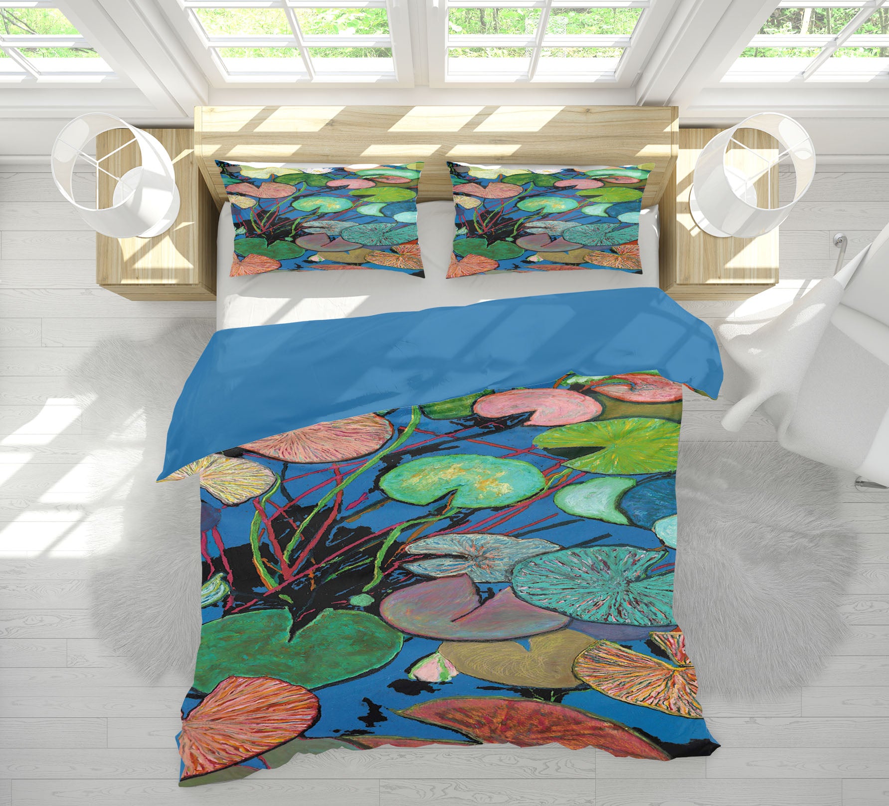 3D Sparkling Pond 1173 Allan P. Friedlander Bedding Bed Pillowcases Quilt