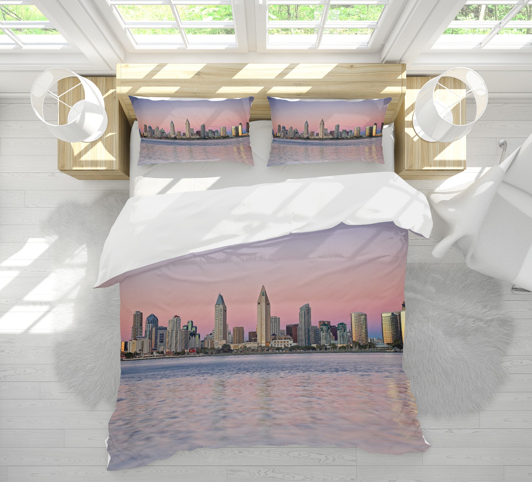 3D Harbor High-Rise 8683 Kathy Barefield Bedding Bed Pillowcases Quilt