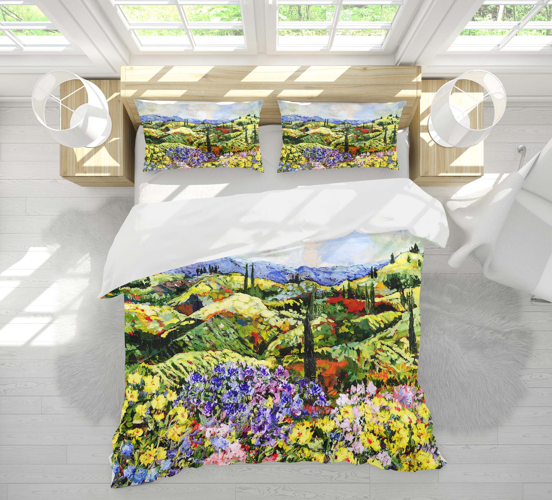 3D Pollinators Ravine 1012 Allan P. Friedlander Bedding Bed Pillowcases Quilt