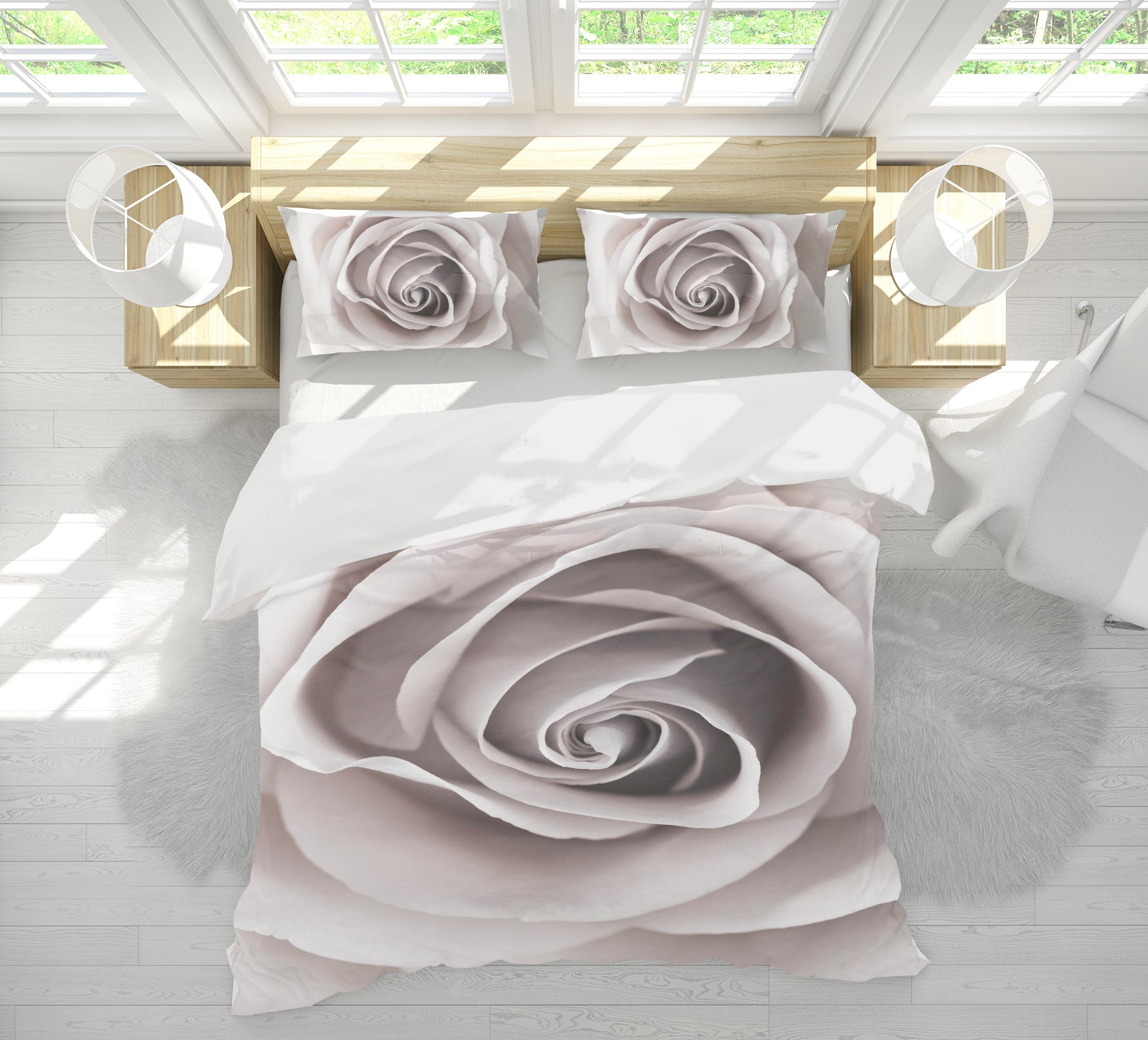 3D Rose 8596 Assaf Frank Bedding Bed Pillowcases Quilt