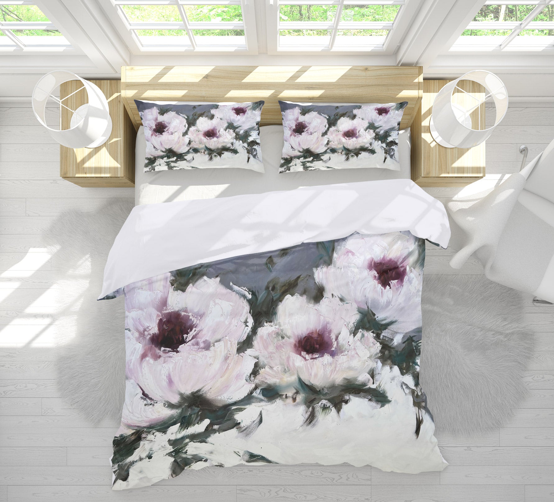 3D Pink Flower 482 Skromova Marina Bedding Bed Pillowcases Quilt