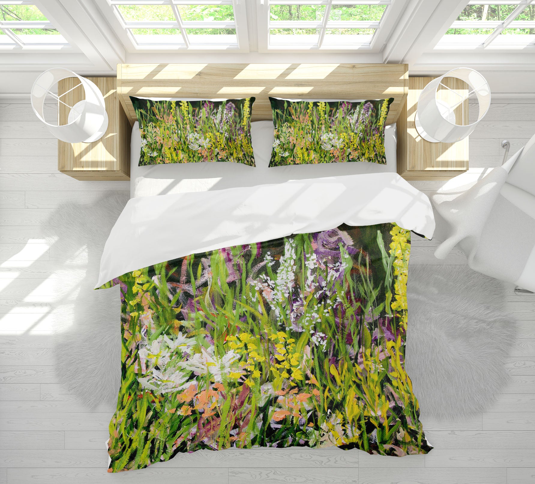 3D Wild Flowers 1097 Allan P. Friedlander Bedding Bed Pillowcases Quilt