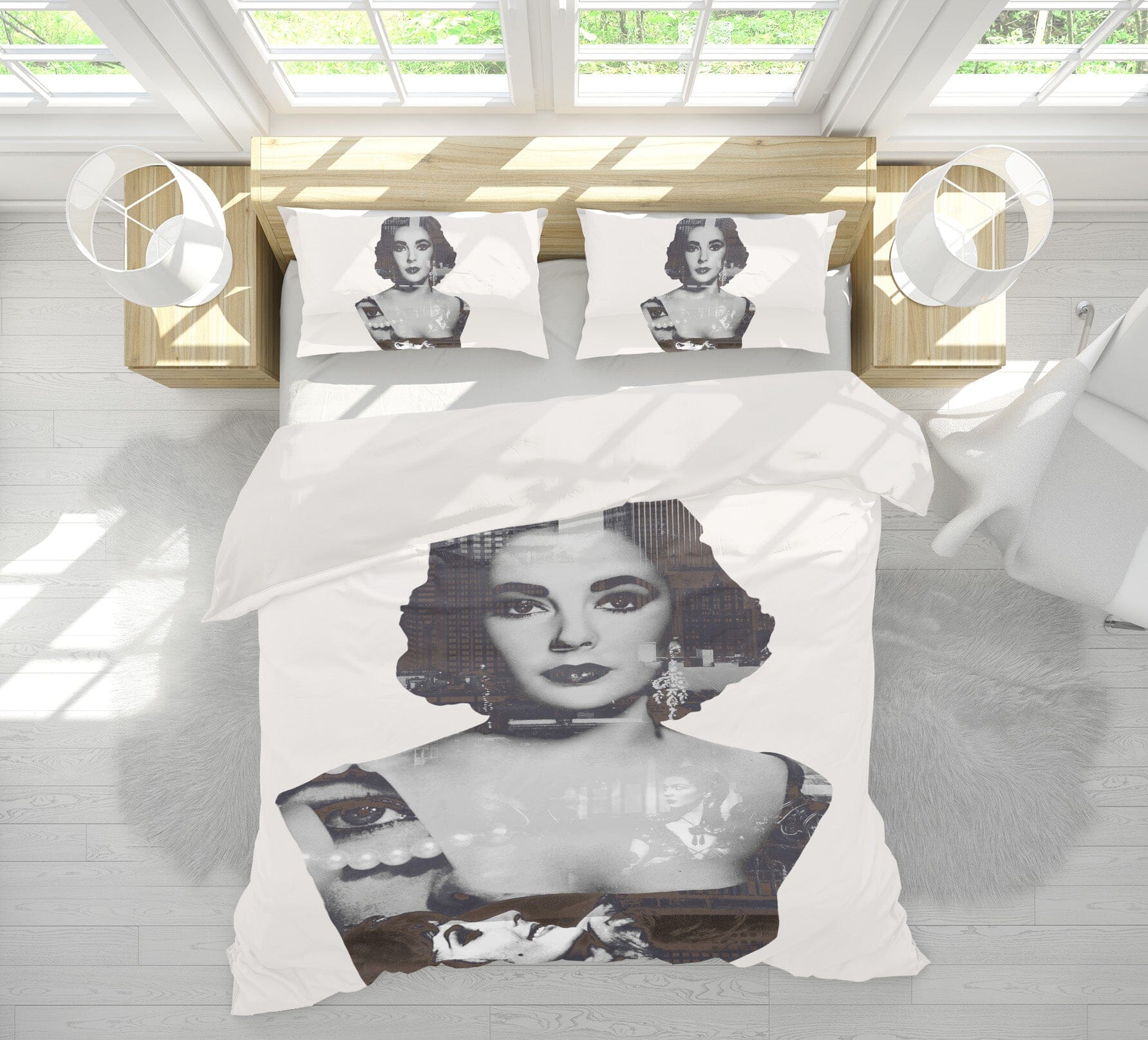 3D Curly Girl 2004 Marco Cavazzana Bedding Bed Pillowcases Quilt Quiet Covers AJ Creativity Home 