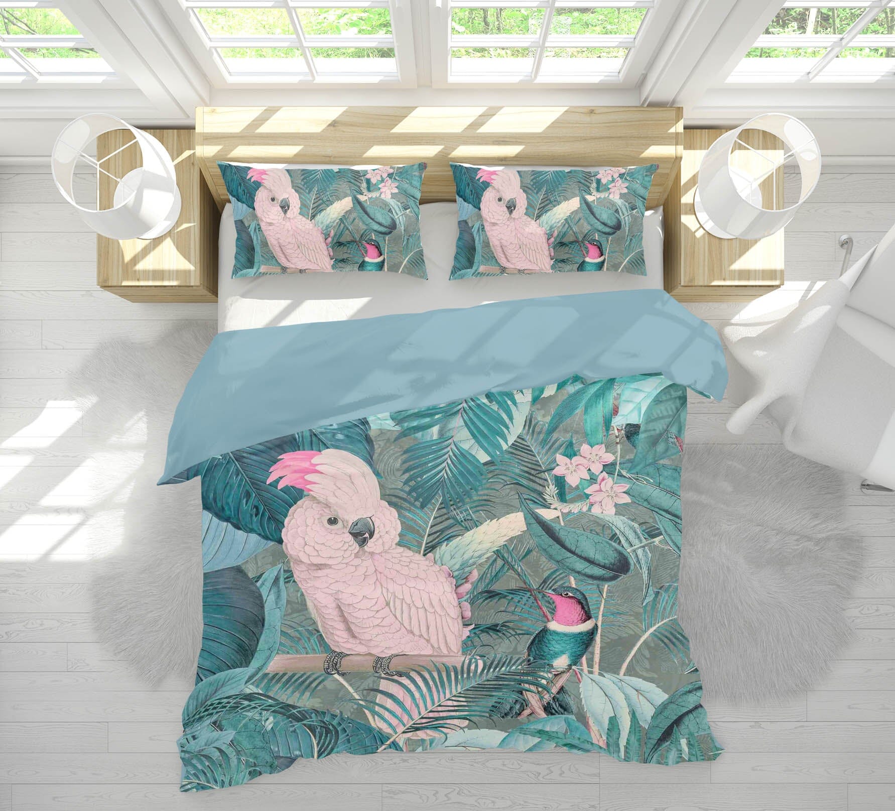 3D Jungle Friends 2126 Andrea haase Bedding Bed Pillowcases Quilt Quiet Covers AJ Creativity Home 