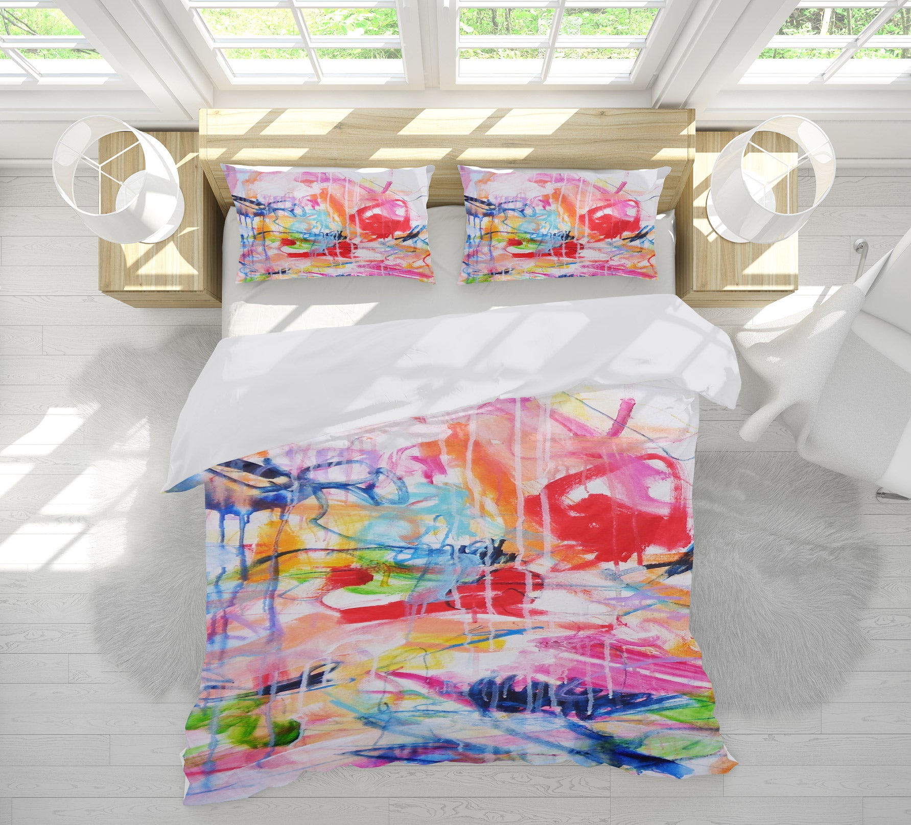 3D Colorful Graffiti 1198 Misako Chida Bedding Bed Pillowcases Quilt Cover Duvet Cover