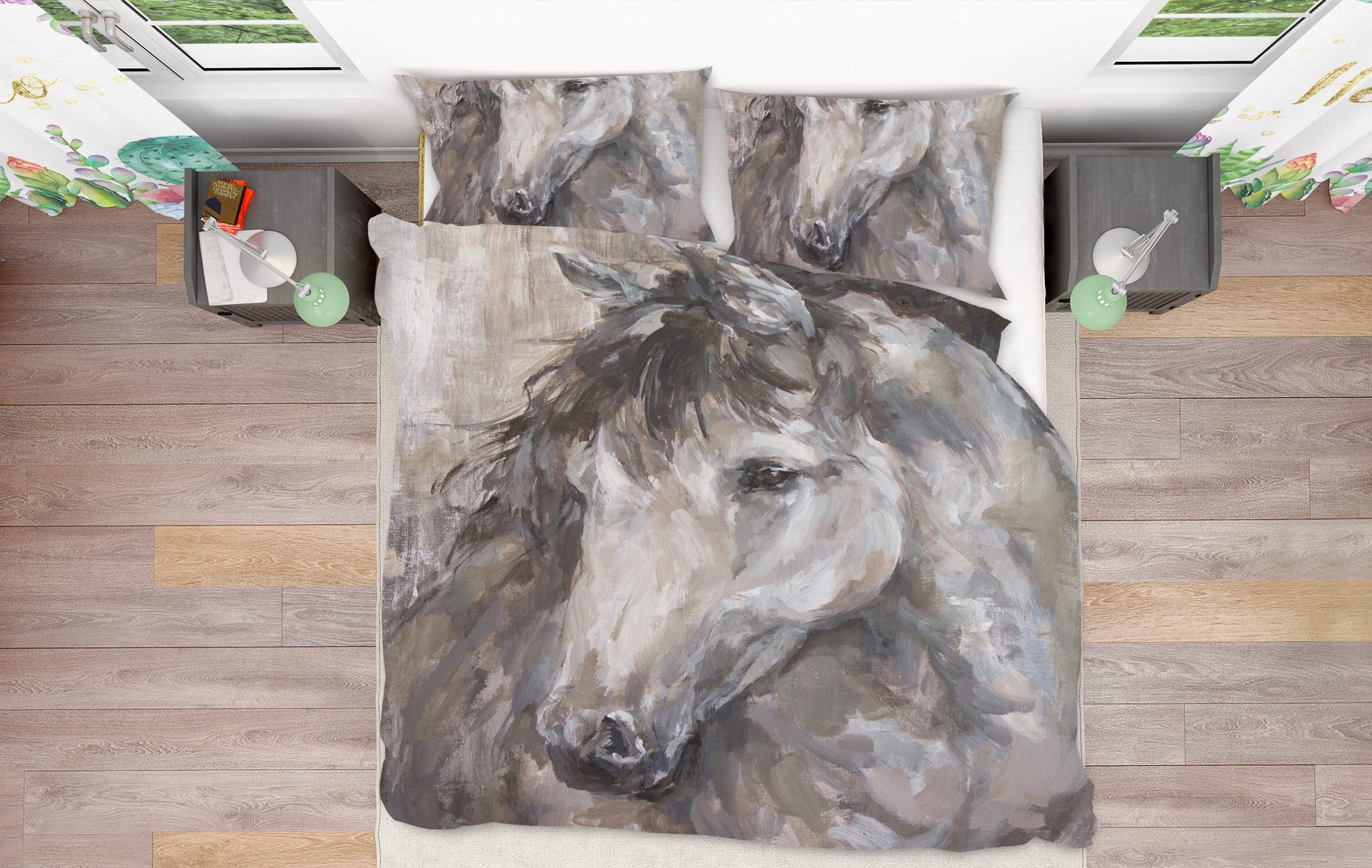 3D Horse 2097 Debi Coules Bedding Bed Pillowcases Quilt