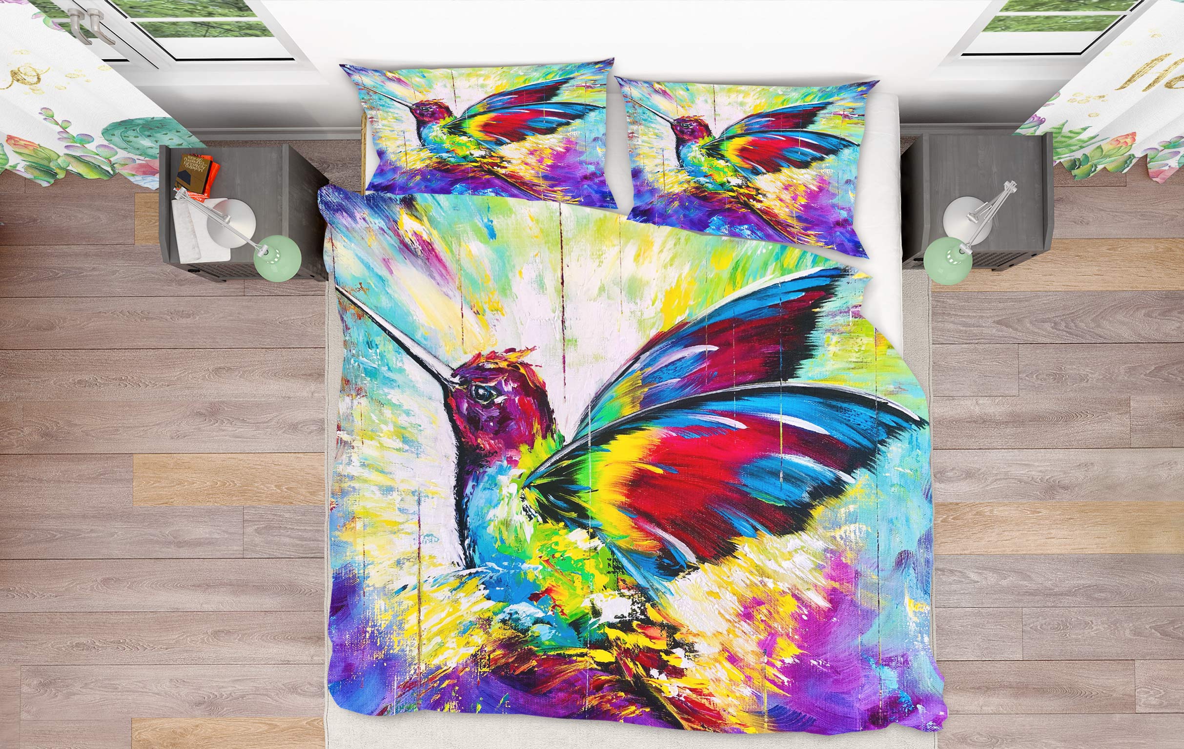 3D Colorful Bird 459 Skromova Marina Bedding Bed Pillowcases Quilt