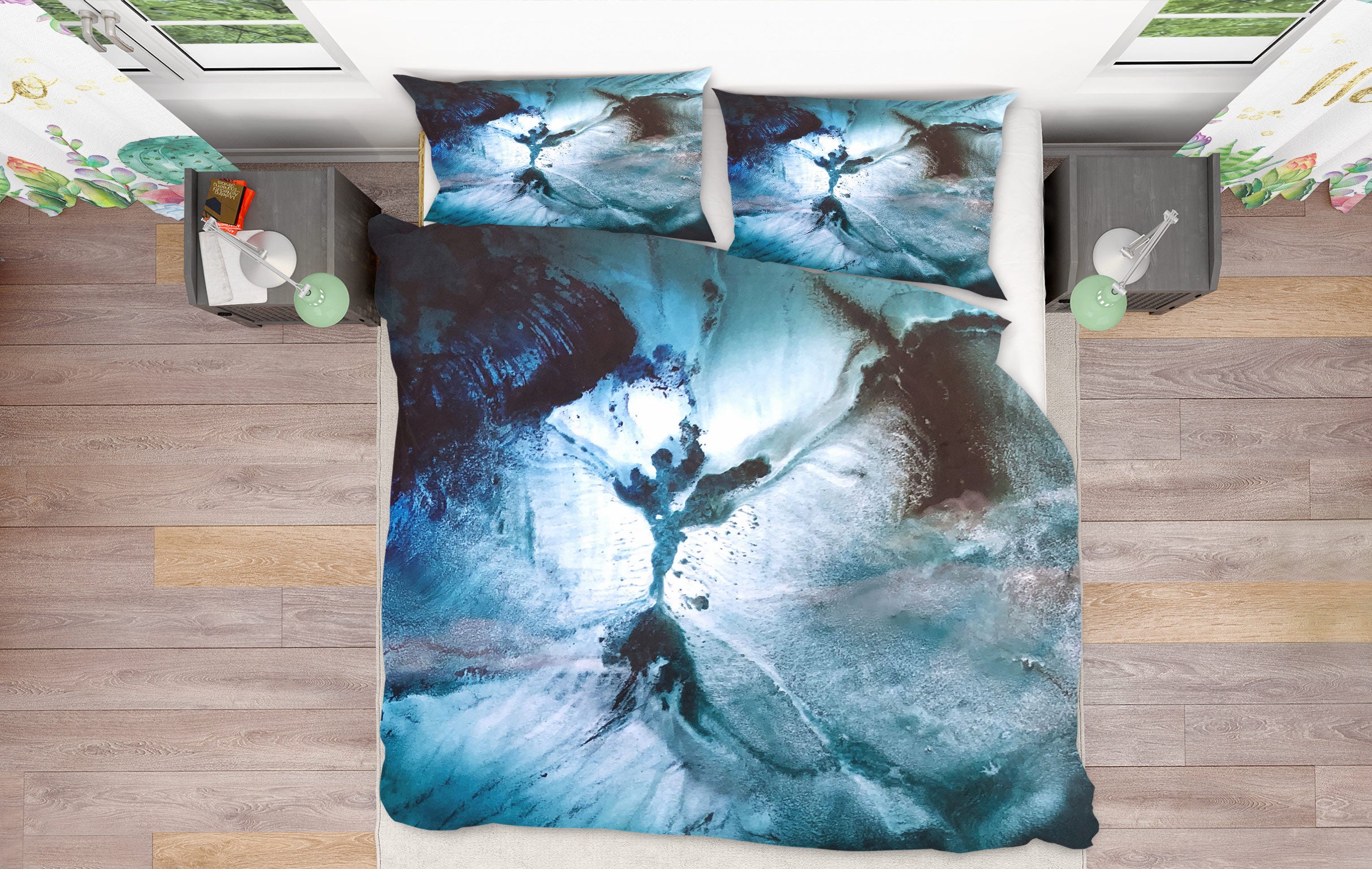 3D Blue Texture 478 Skromova Marina Bedding Bed Pillowcases Quilt