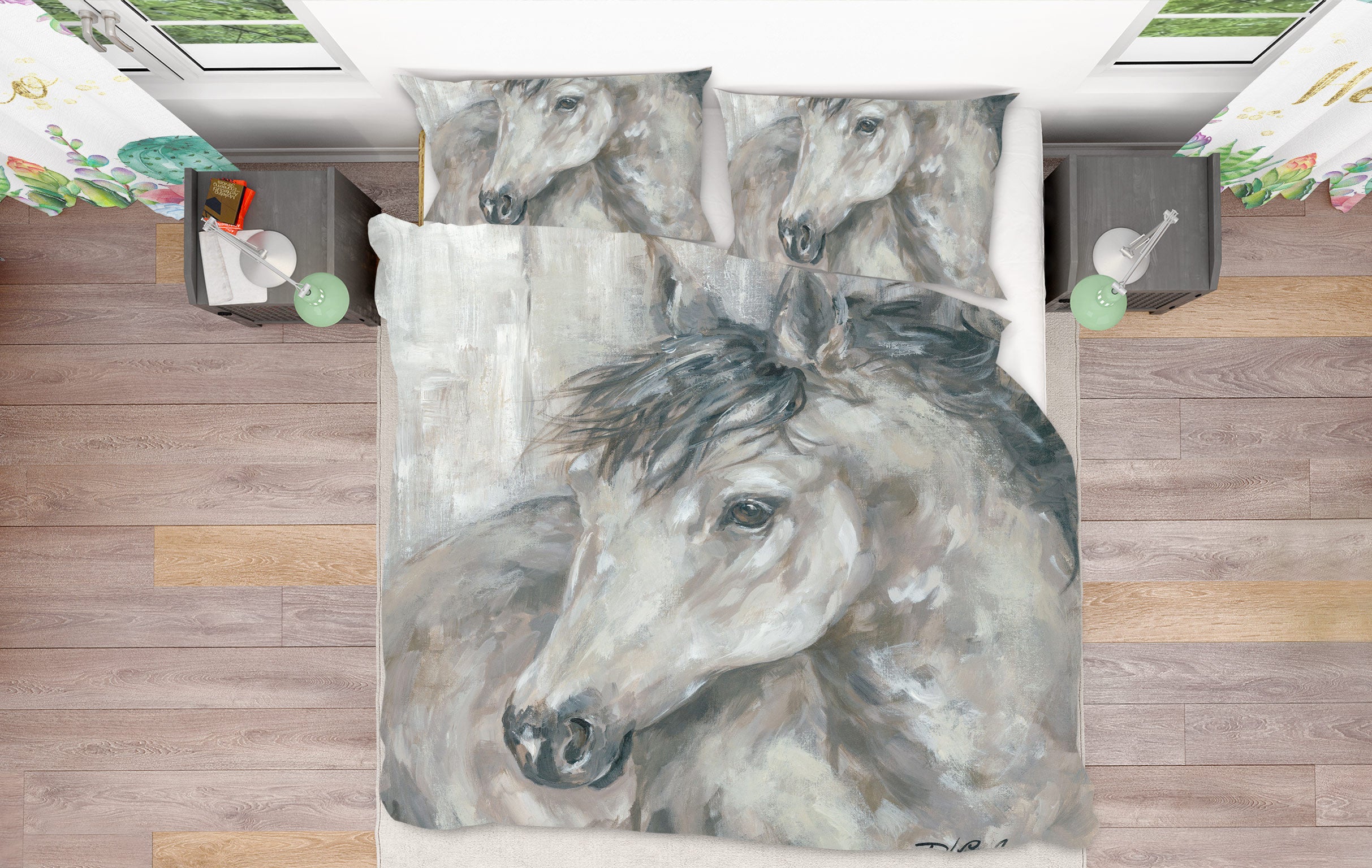 3D Horse 2149 Debi Coules Bedding Bed Pillowcases Quilt