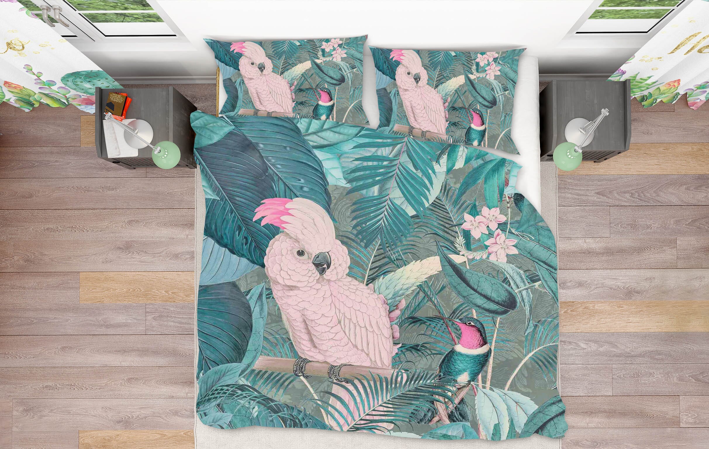 3D Jungle Friends 2126 Andrea haase Bedding Bed Pillowcases Quilt Quiet Covers AJ Creativity Home 