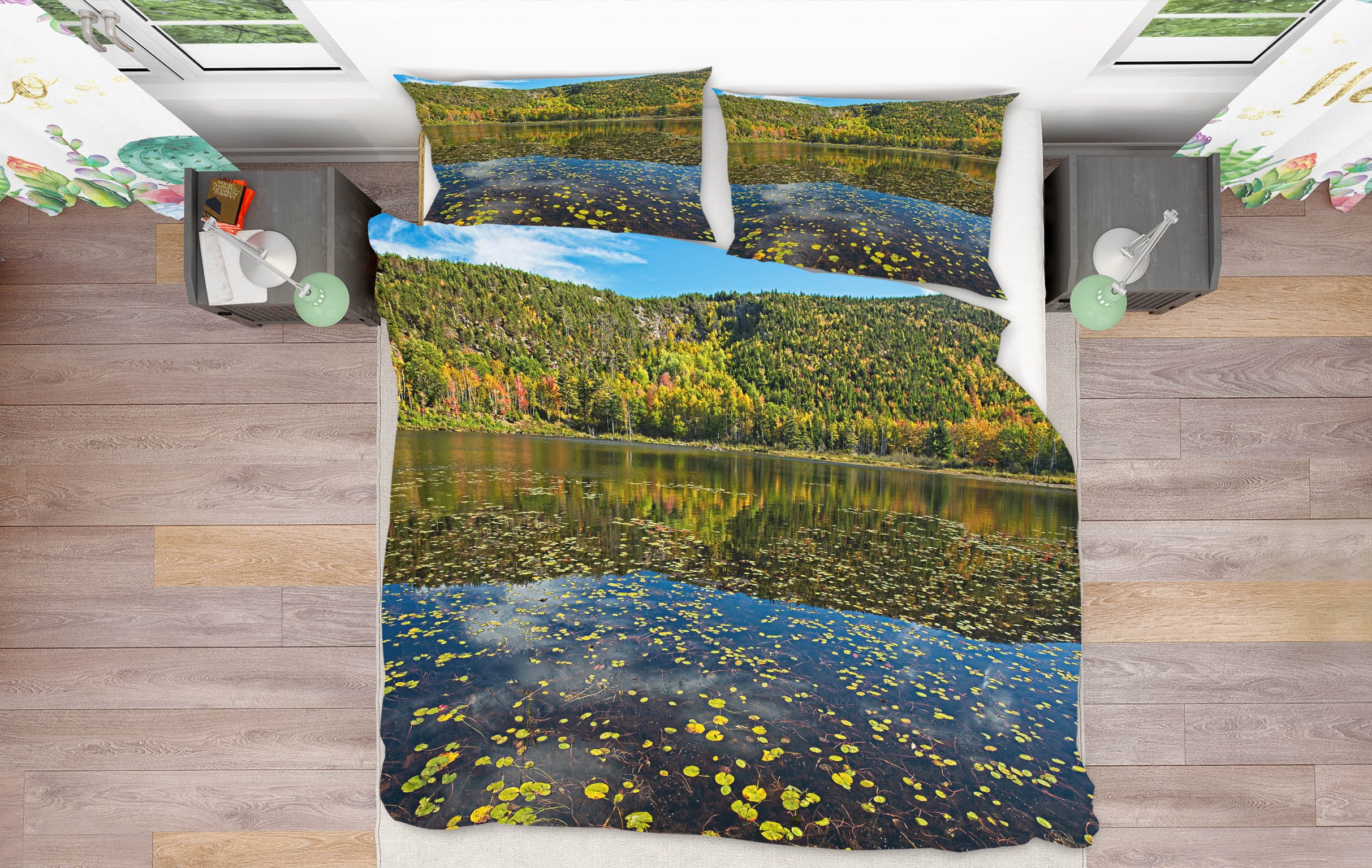 3D Lake Water 62023 Kathy Barefield Bedding Bed Pillowcases Quilt