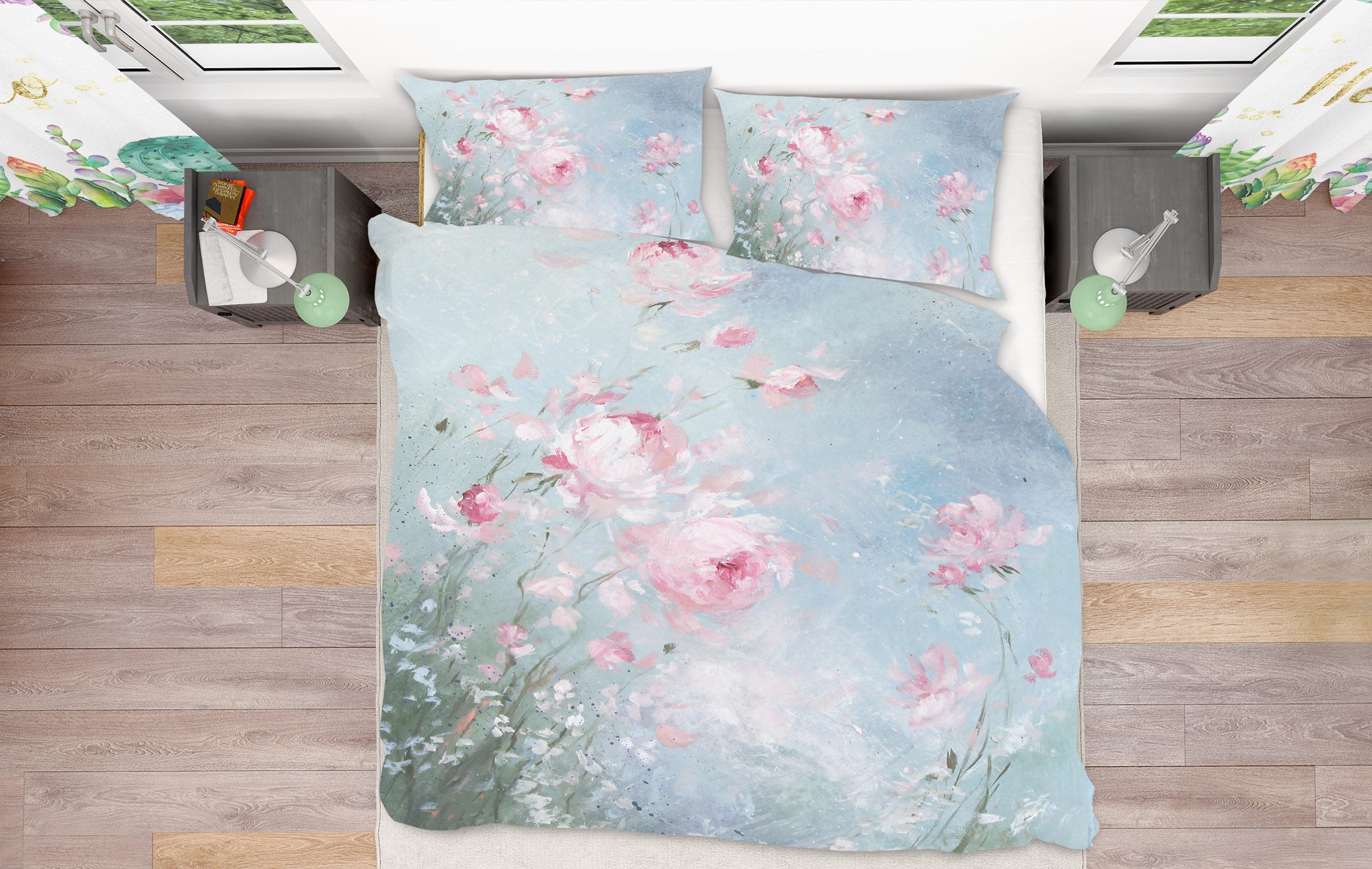 3D Flower Petals 2127 Debi Coules Bedding Bed Pillowcases Quilt