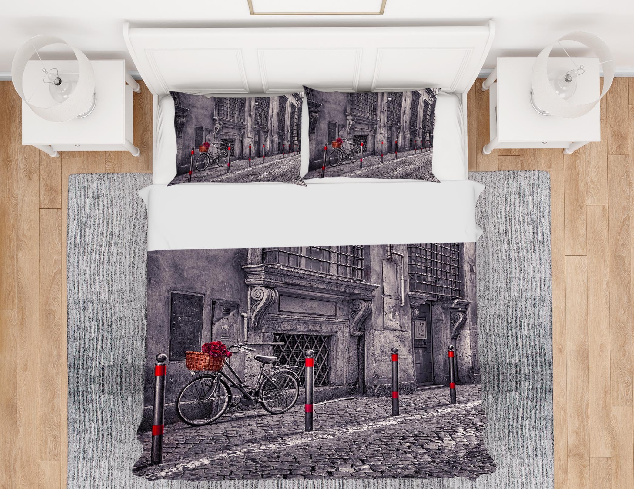 3D Street Bike 85112 Assaf Frank Bedding Bed Pillowcases Quilt