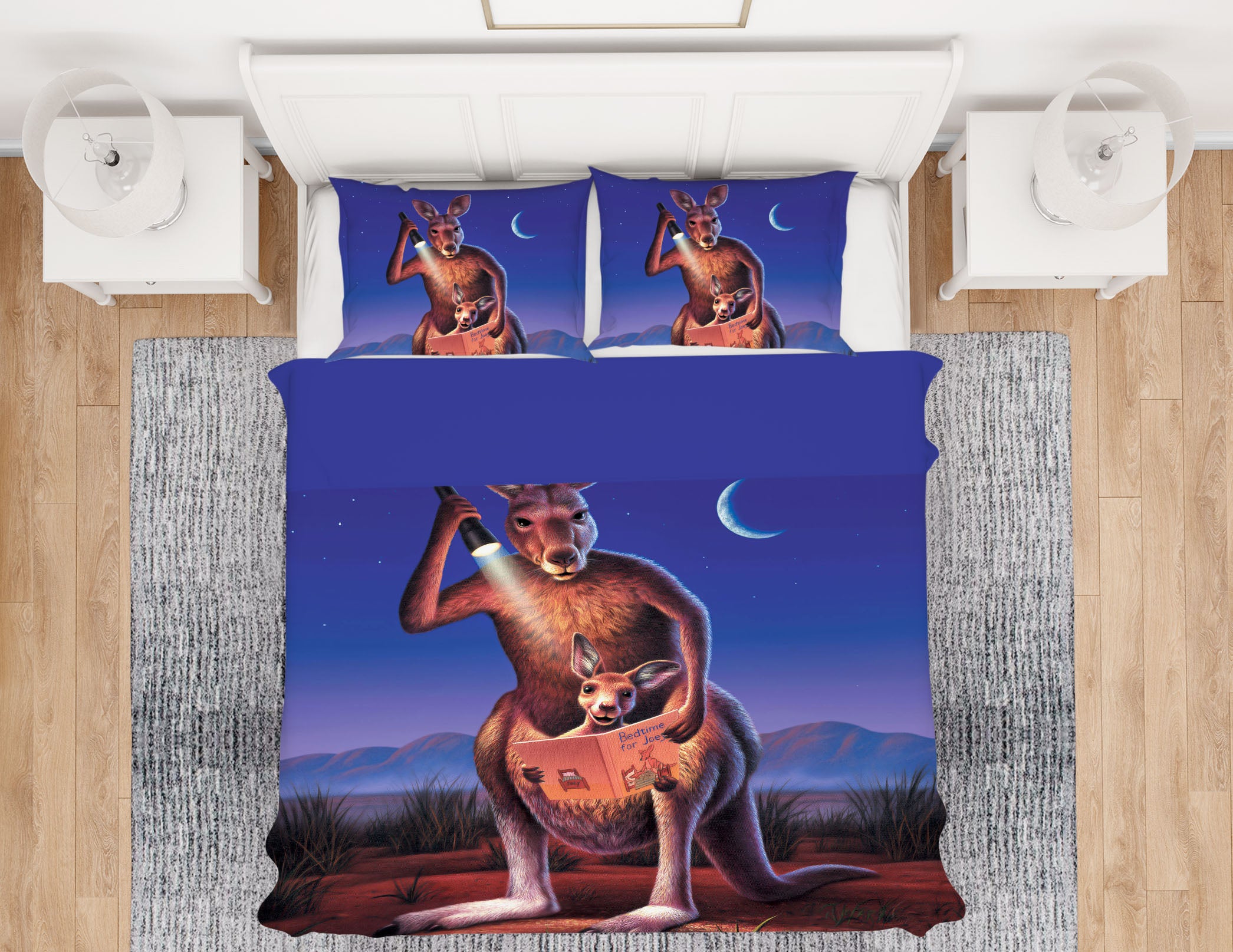 3D Kangaroo 18062 Jerry LoFaro bedding Bed Pillowcases Quilt