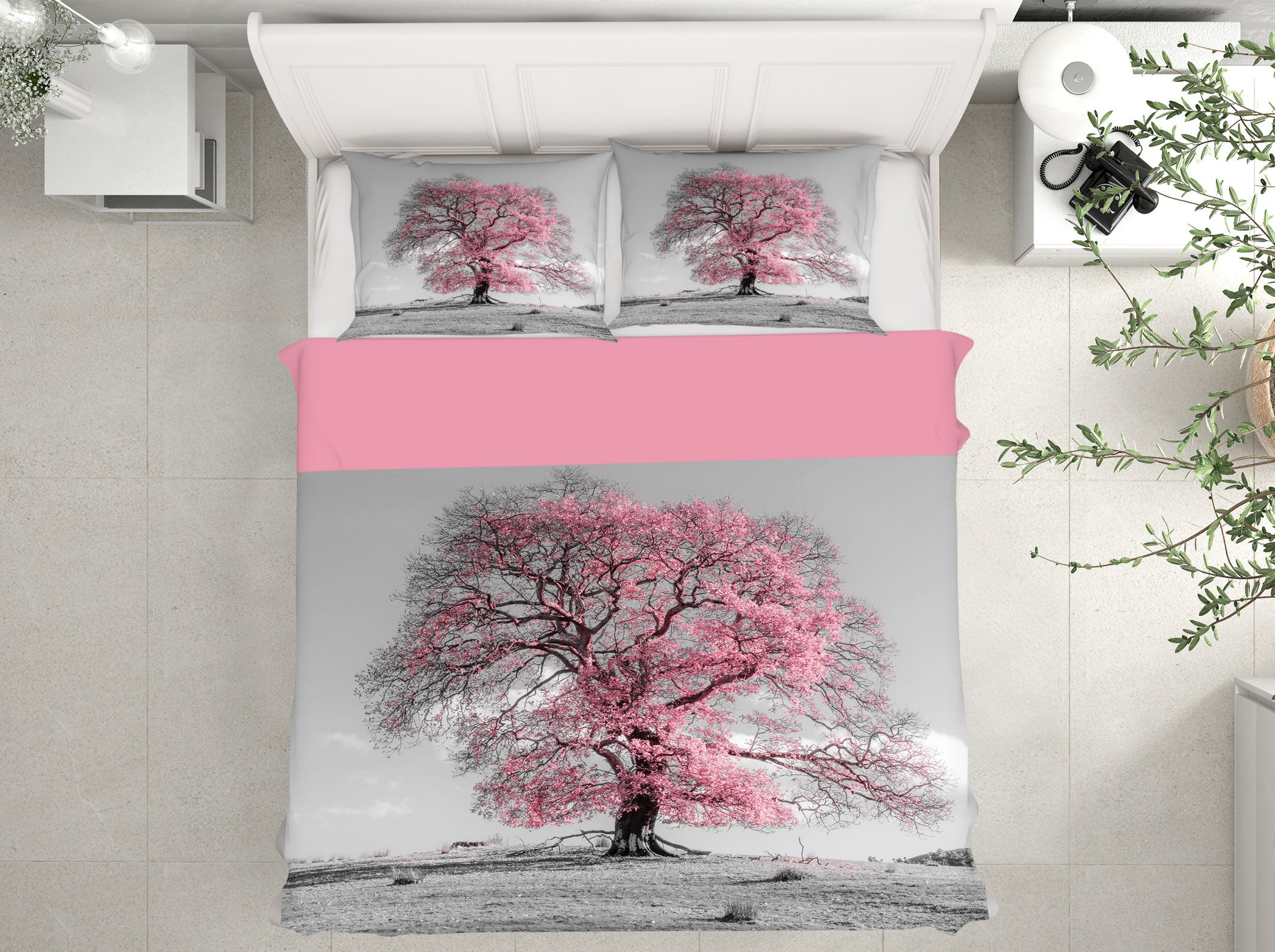 3D Cherry Blossoms 1071 Assaf Frank Bedding Bed Pillowcases Quilt