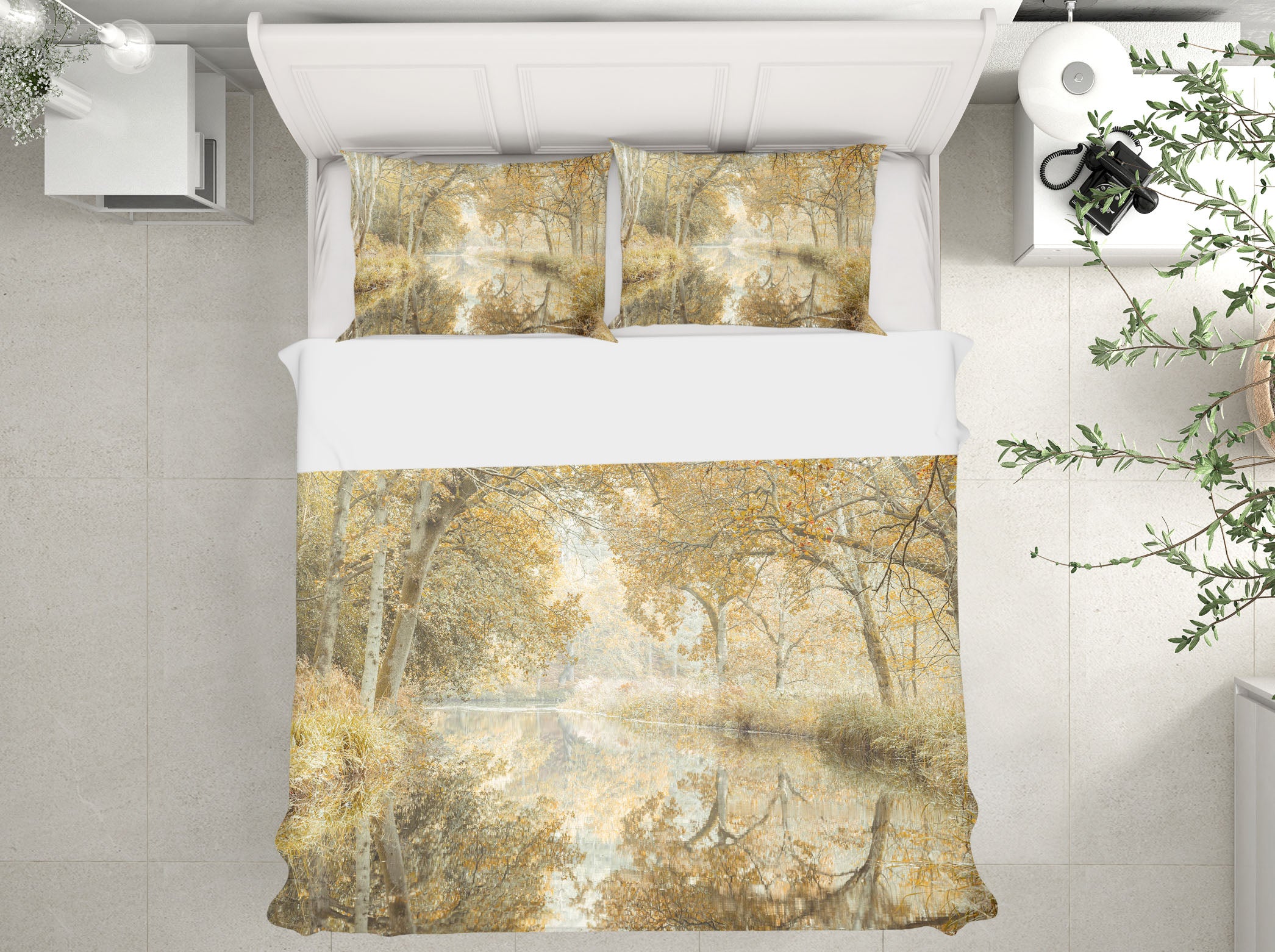 3D Grove River 8660 Assaf Frank Bedding Bed Pillowcases Quilt