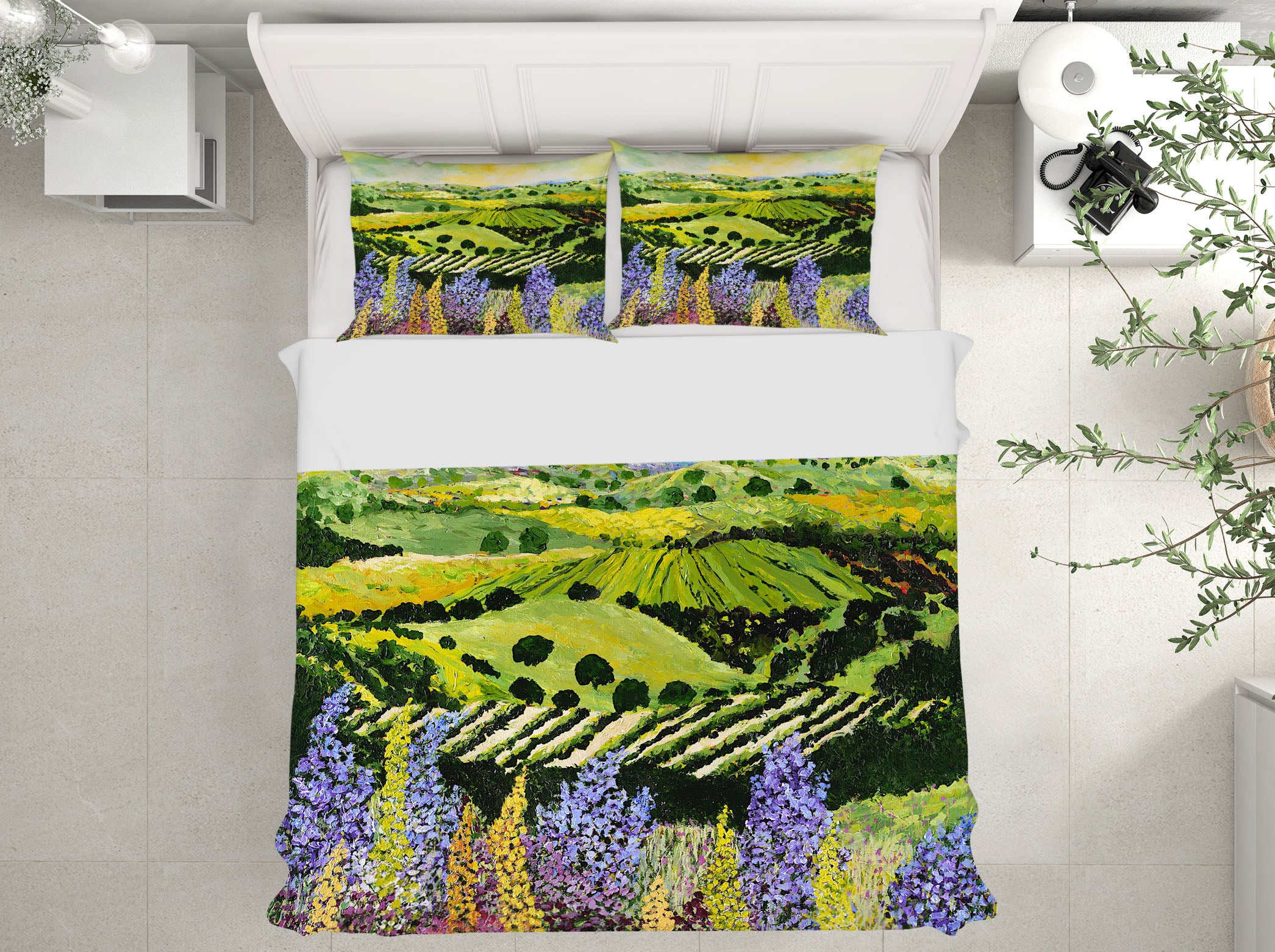 3D Wildflower Ridge 1010 Allan P. Friedlander Bedding Bed Pillowcases Quilt