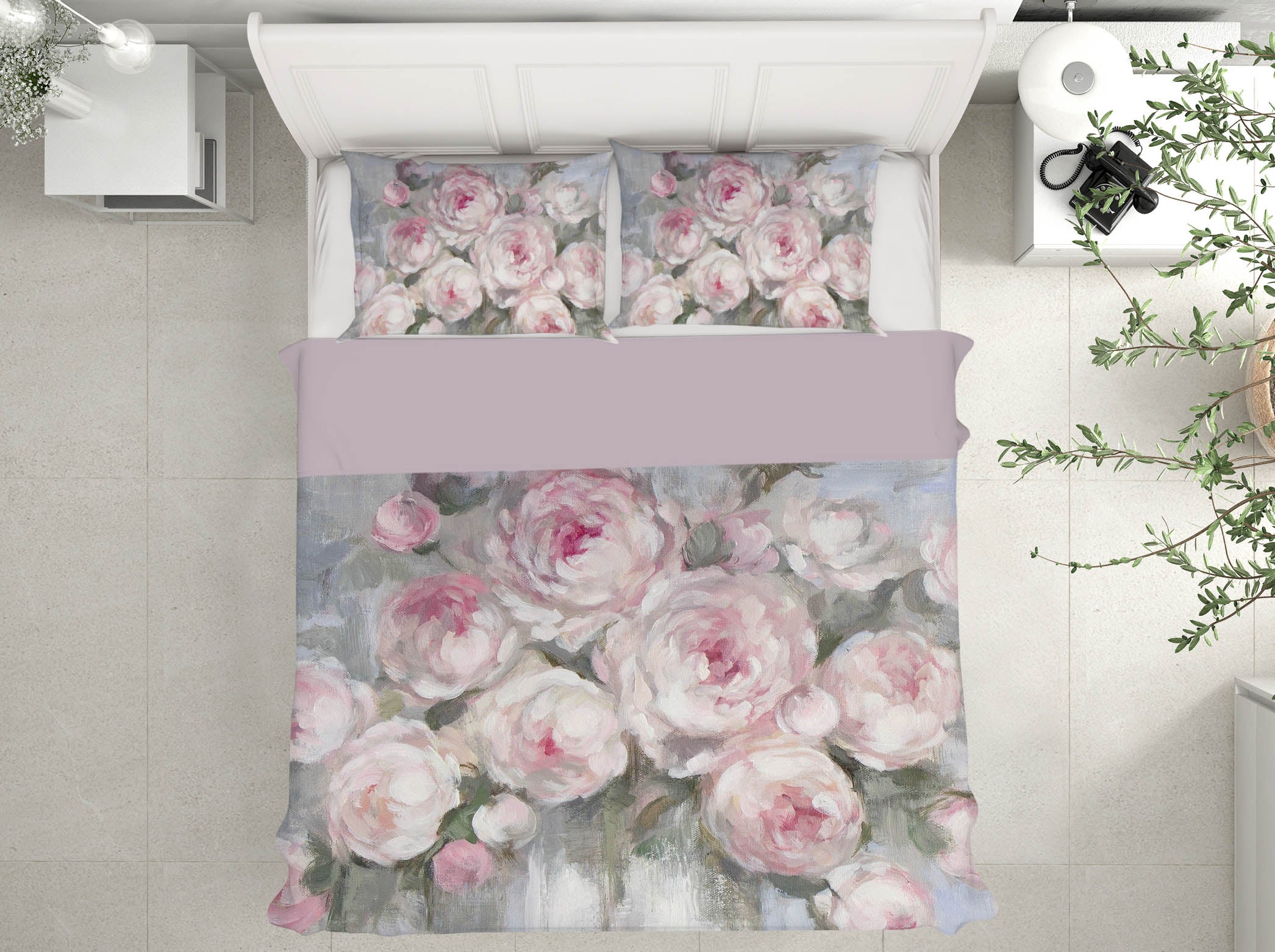 3D Rose Vase 121 Debi Coules Bedding Bed Pillowcases Quilt