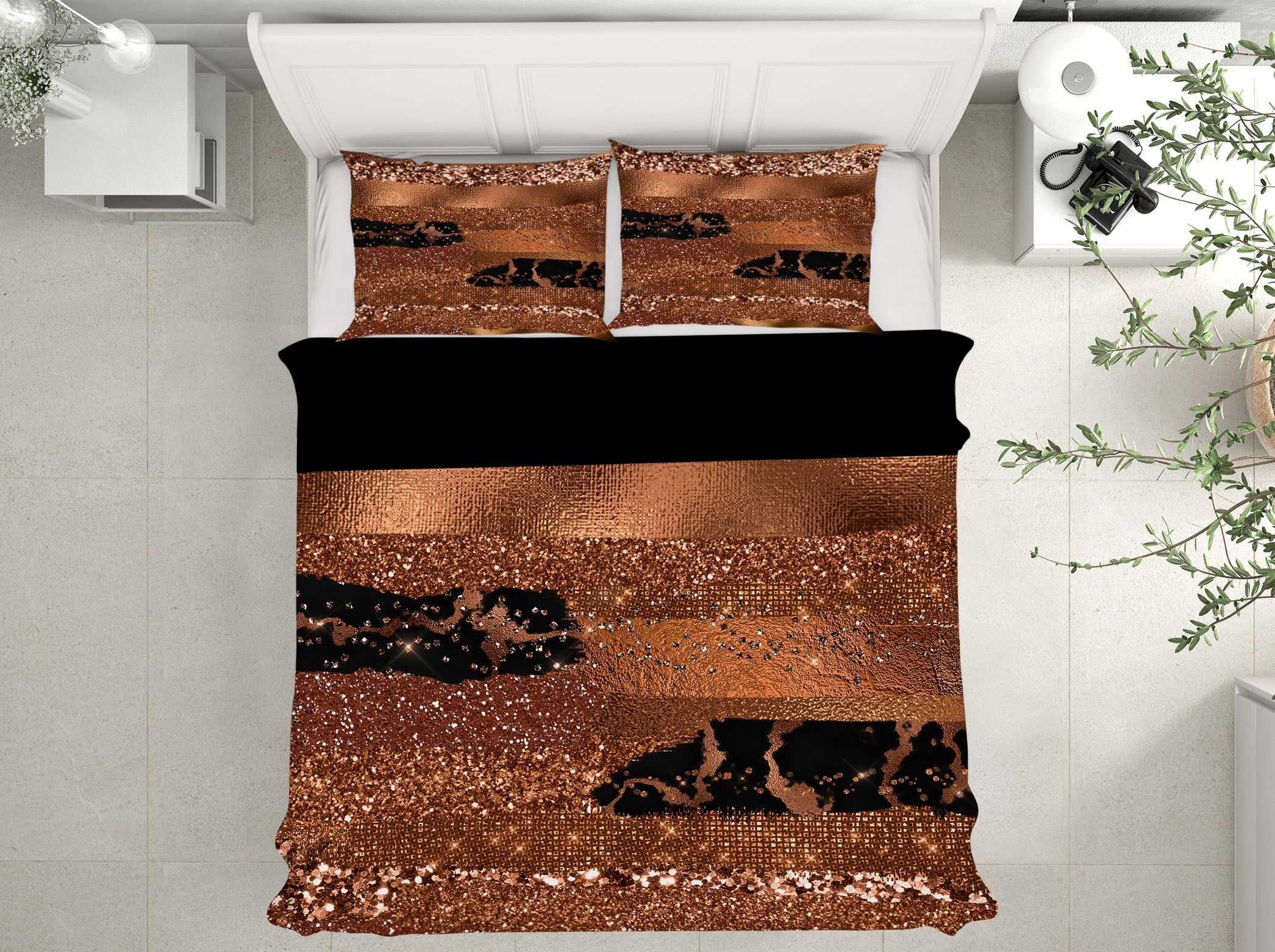 3D Black Brown 029 Uta Naumann Bedding Bed Pillowcases Quilt