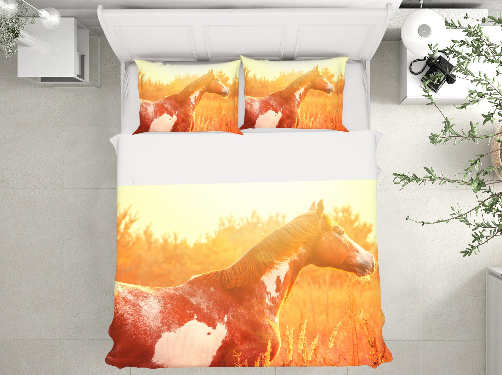 3D Horses 19209 Bed Pillowcases Quilt