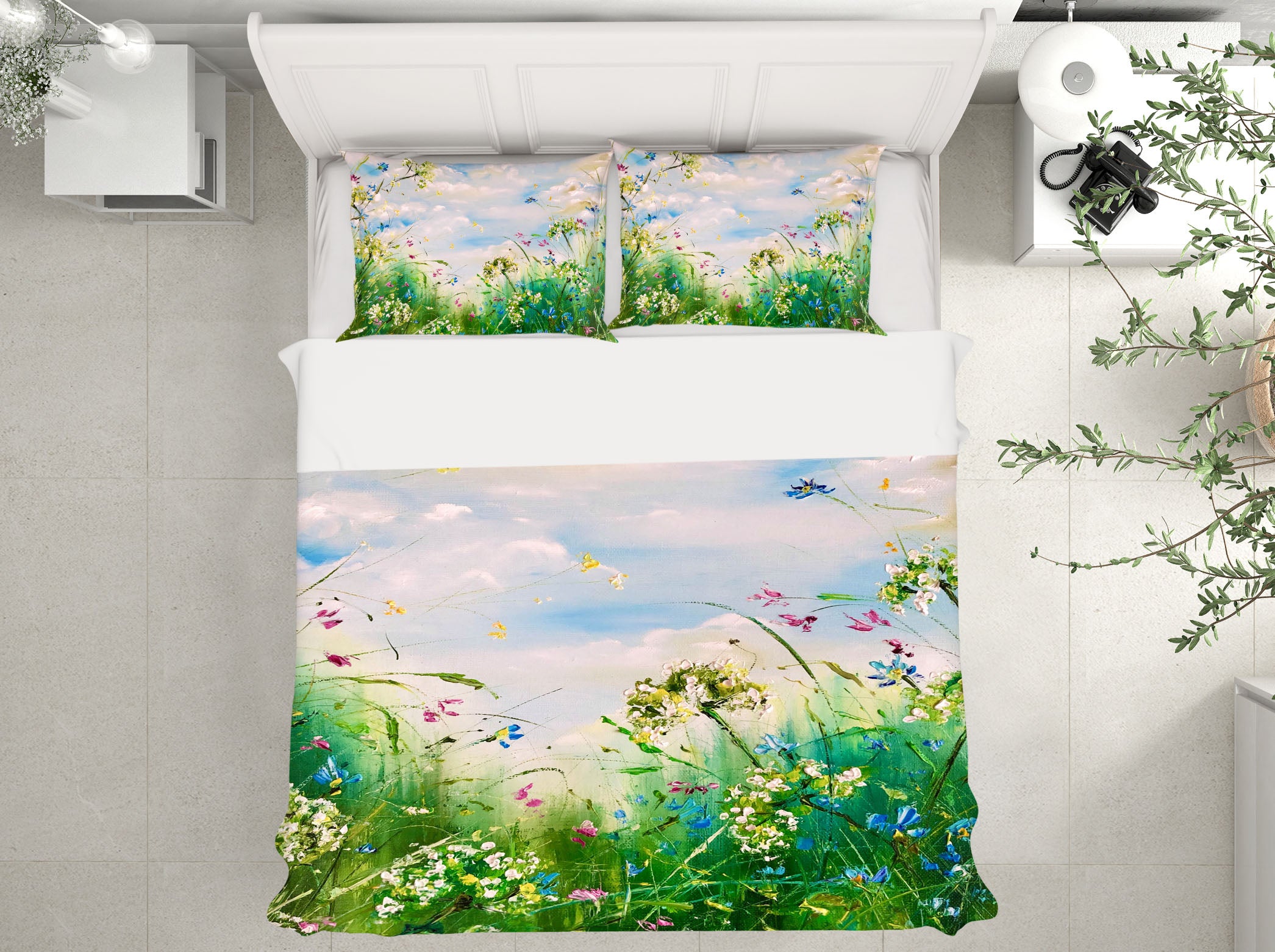 3D Wild Grass Flower 555 Skromova Marina Bedding Bed Pillowcases Quilt