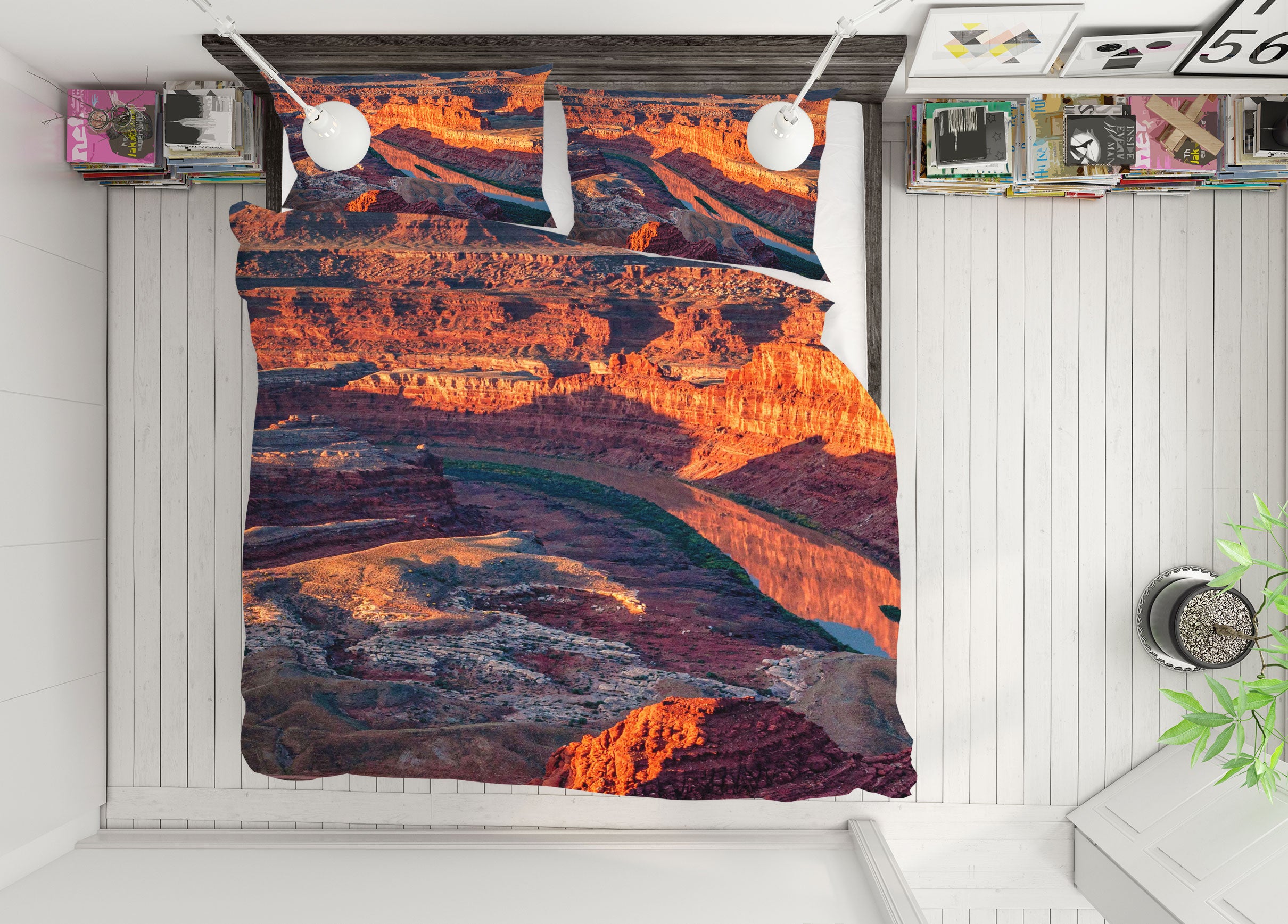 3D Red Mountains 8519 Beth Sheridan Bedding Bed Pillowcases Quilt