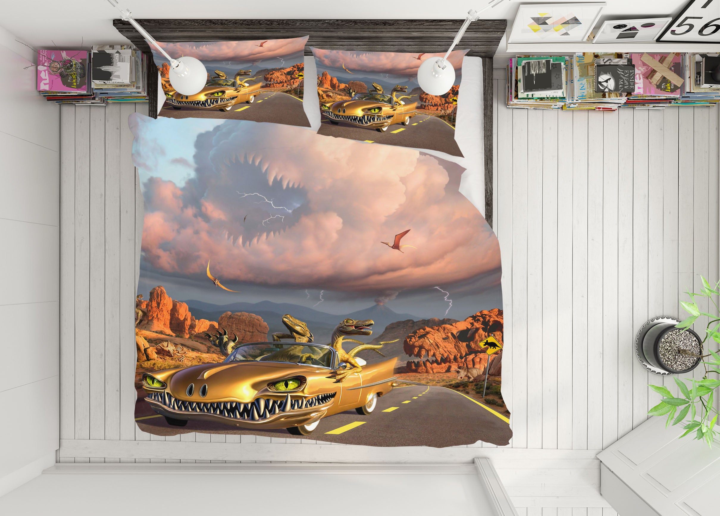 3D Rapt Patrol 18069 Jerry LoFaro bedding Bed Pillowcases Quilt