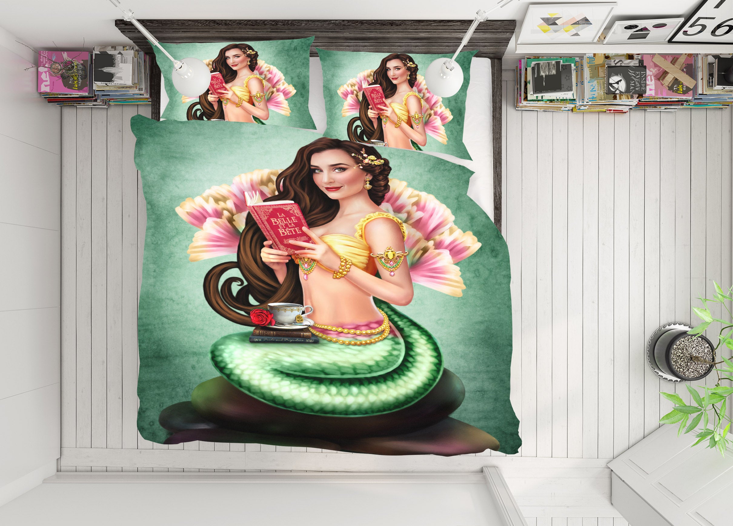 3D Mermaid Woman 8811 Brigid Ashwood Bedding Bed Pillowcases Quilt Cover Duvet Cover