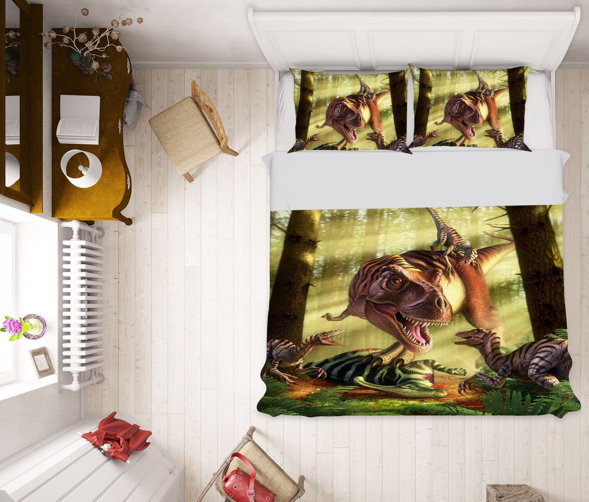 3D Dino Style 18067 Jerry LoFaro bedding Bed Pillowcases Quilt