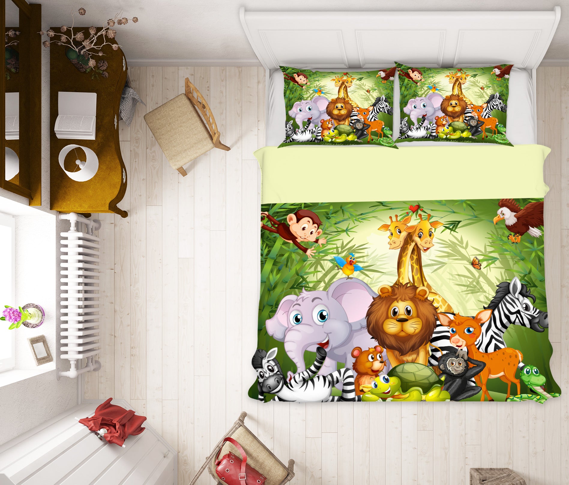 3D Animal Collection 60055 Bed Pillowcases Quilt