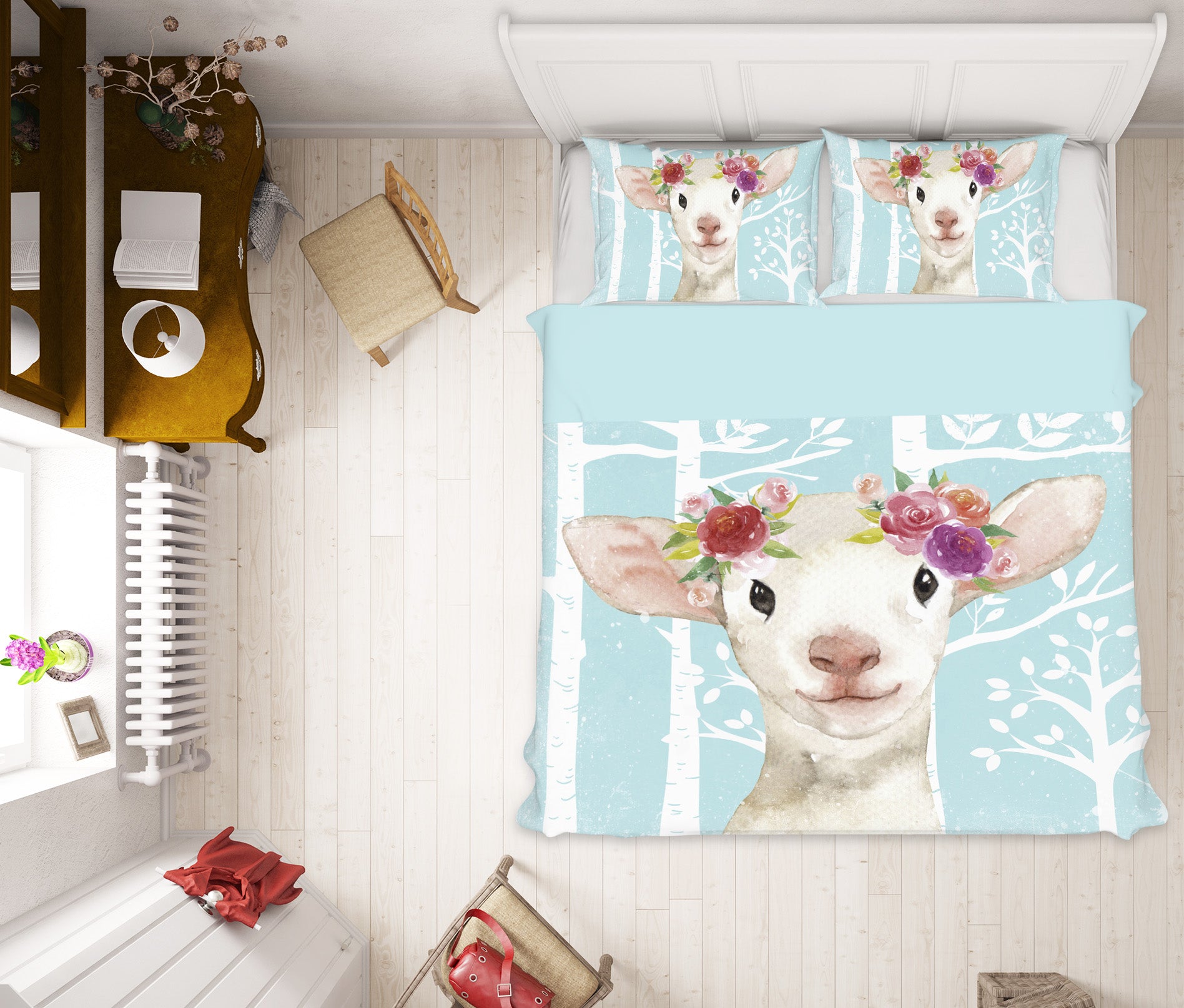 3D Sheep 18117 Uta Naumann Bedding Bed Pillowcases Quilt