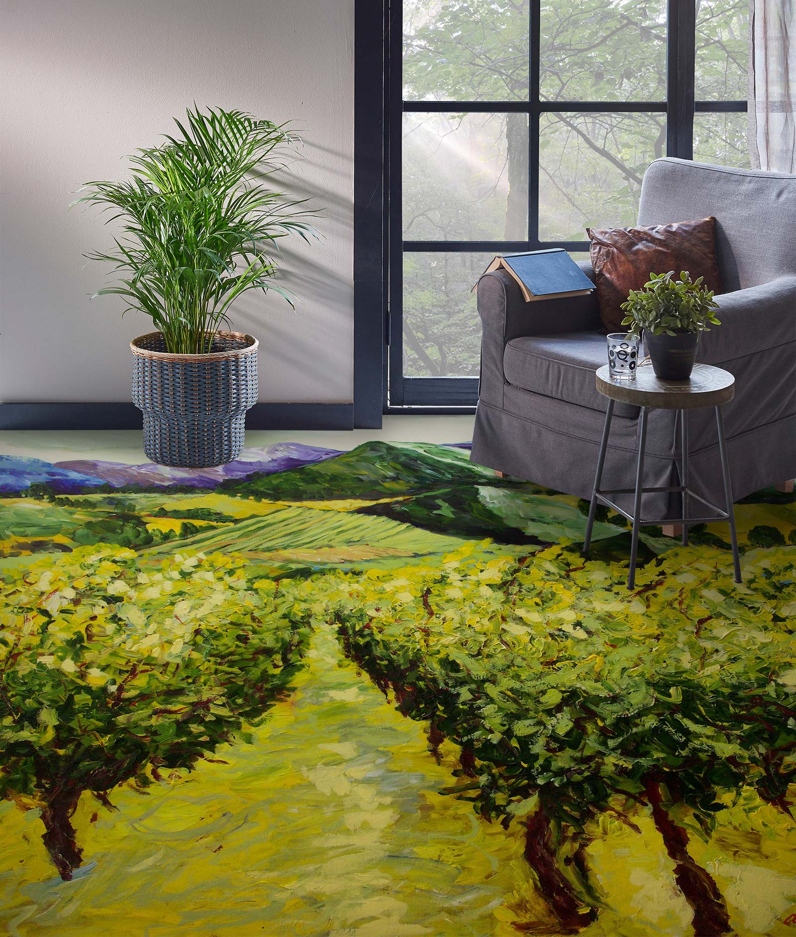 3D Grass Path 9541 Allan P. Friedlander Floor Mural