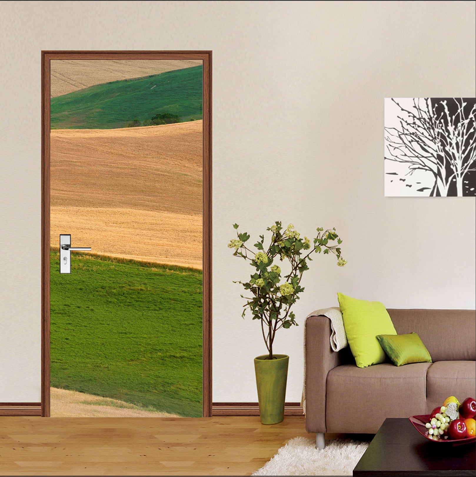 3D Grassland 11639 Marco Carmassi Door Mural