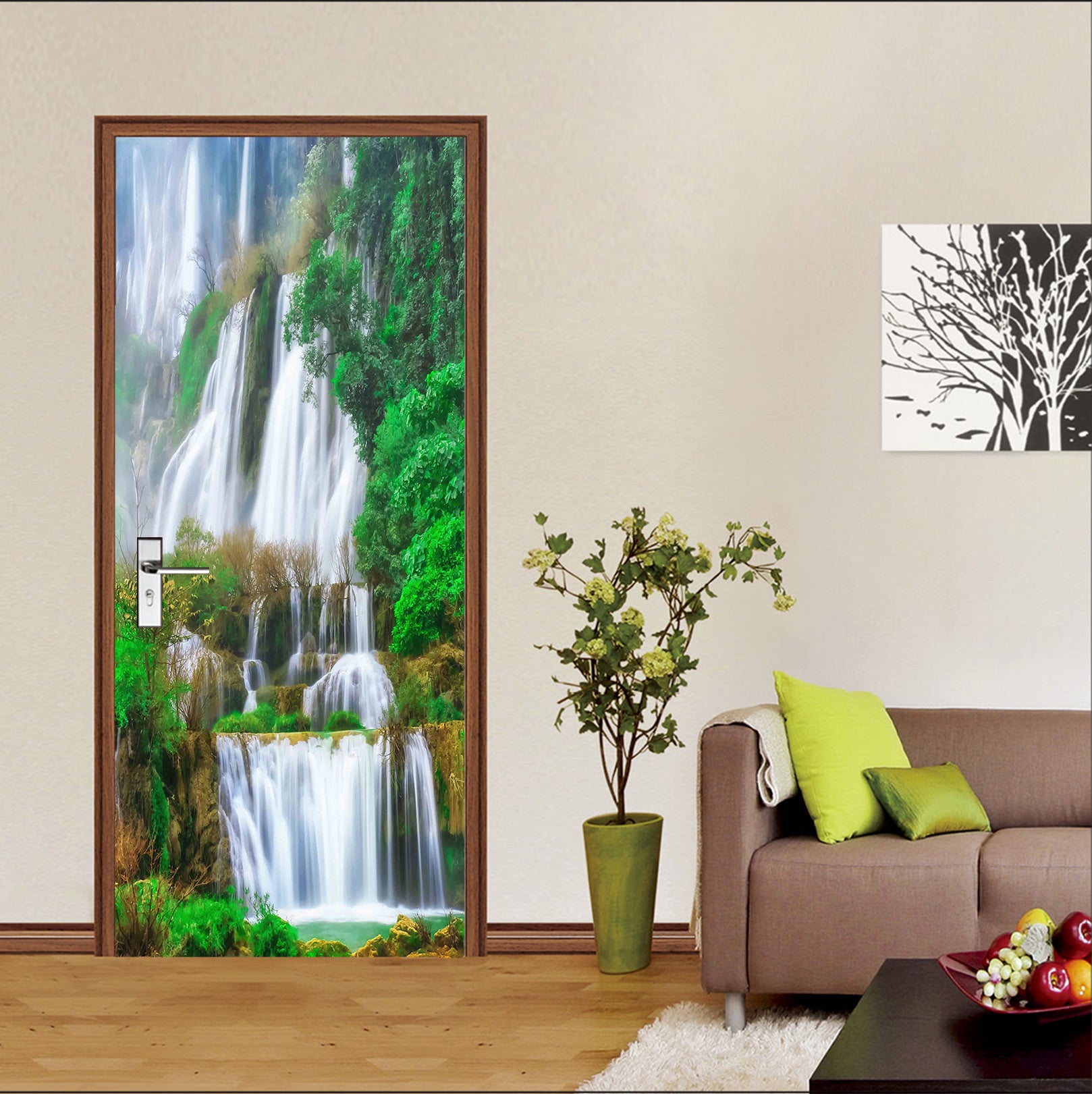 3D Waterfall 24157 Door Mural