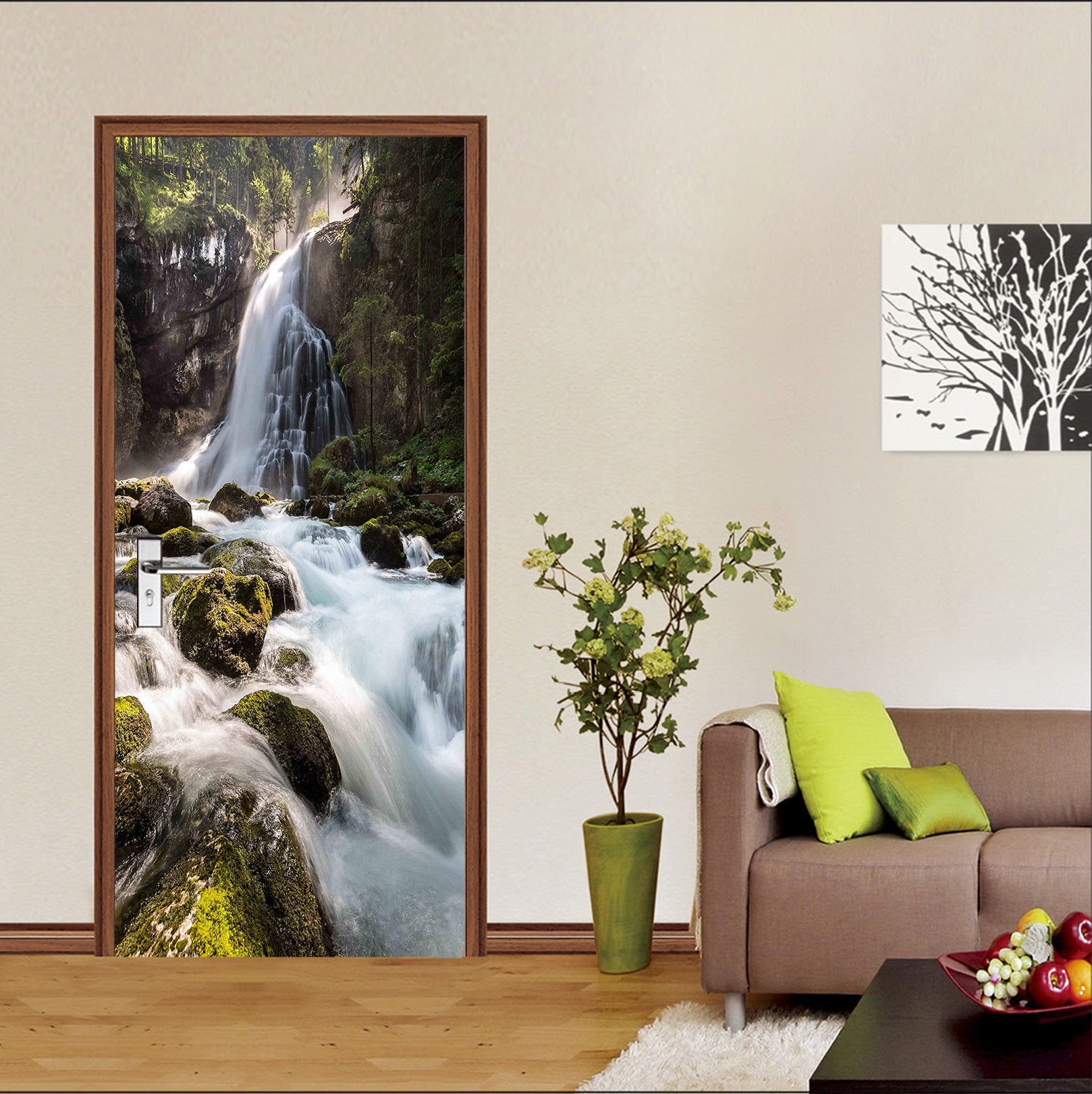 3D Waterfall 24106 Door Mural