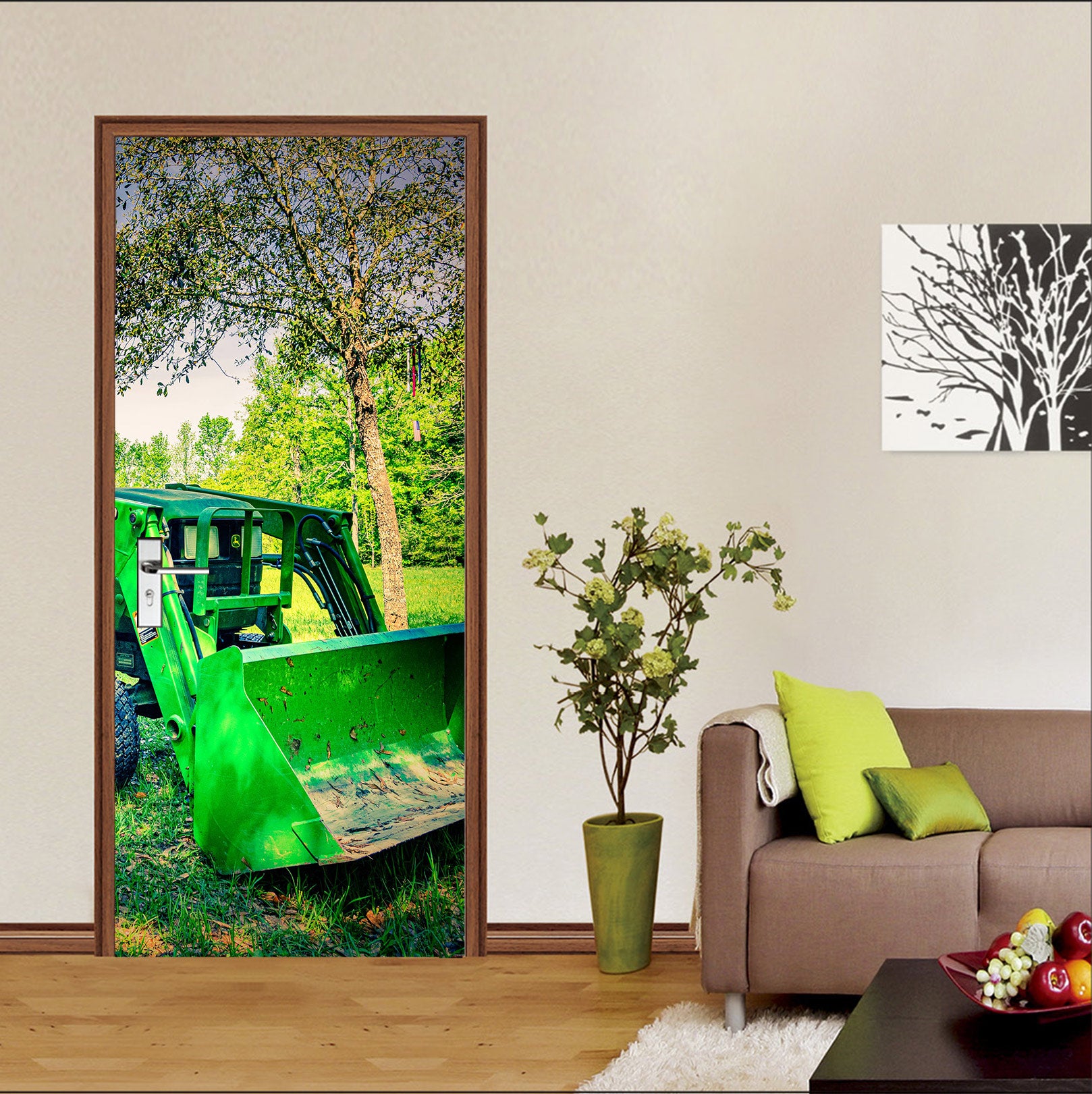 3D Lawn Green Shovel 107196 Beth Sheridan Door Mural