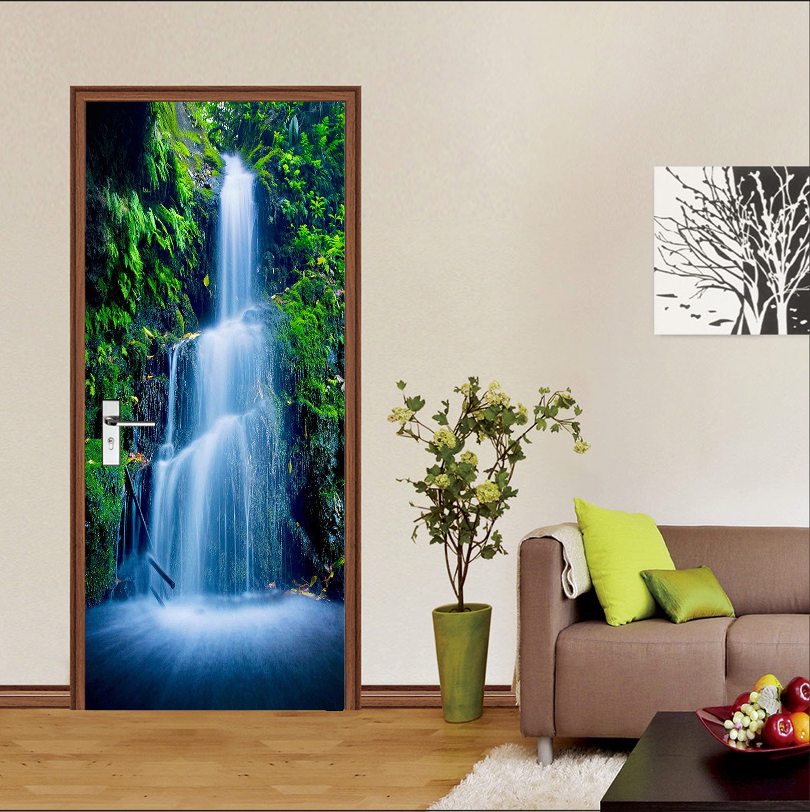 3D Waterfall 24084 Door Mural