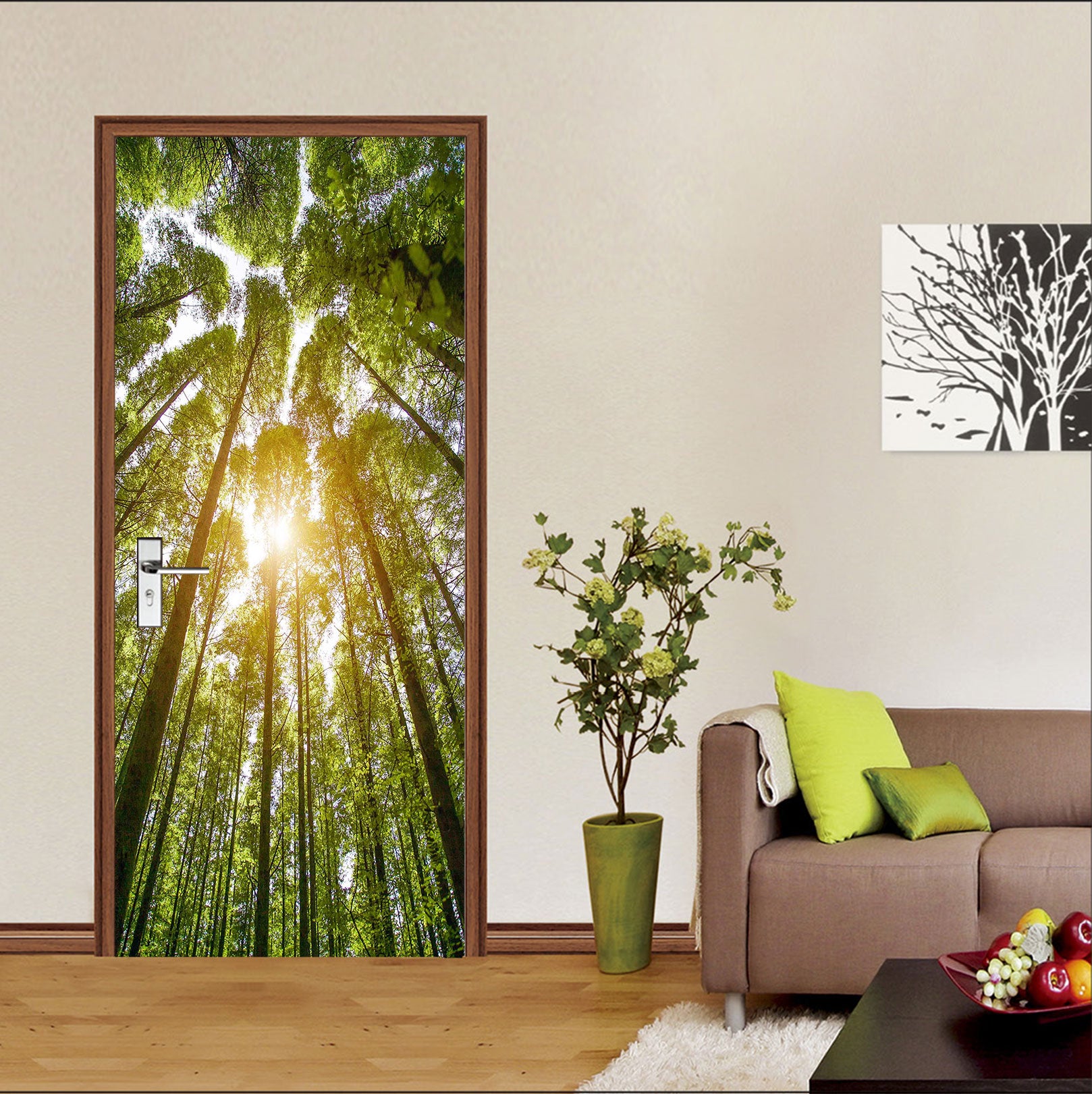 3D Forest  24222 Door Mural