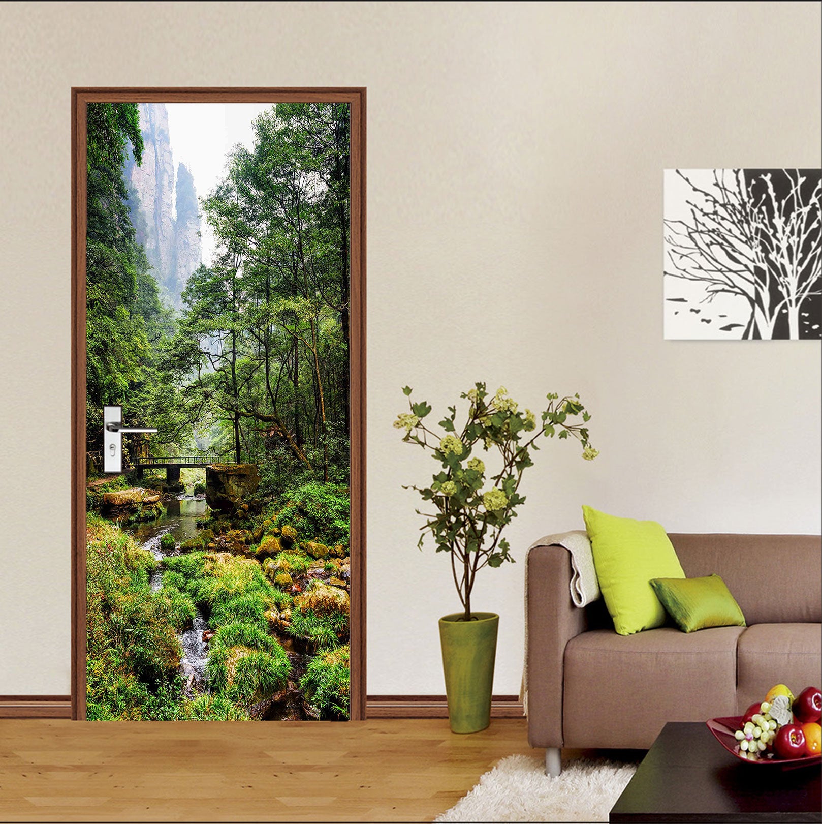 3D Forest 24103 Door Mural