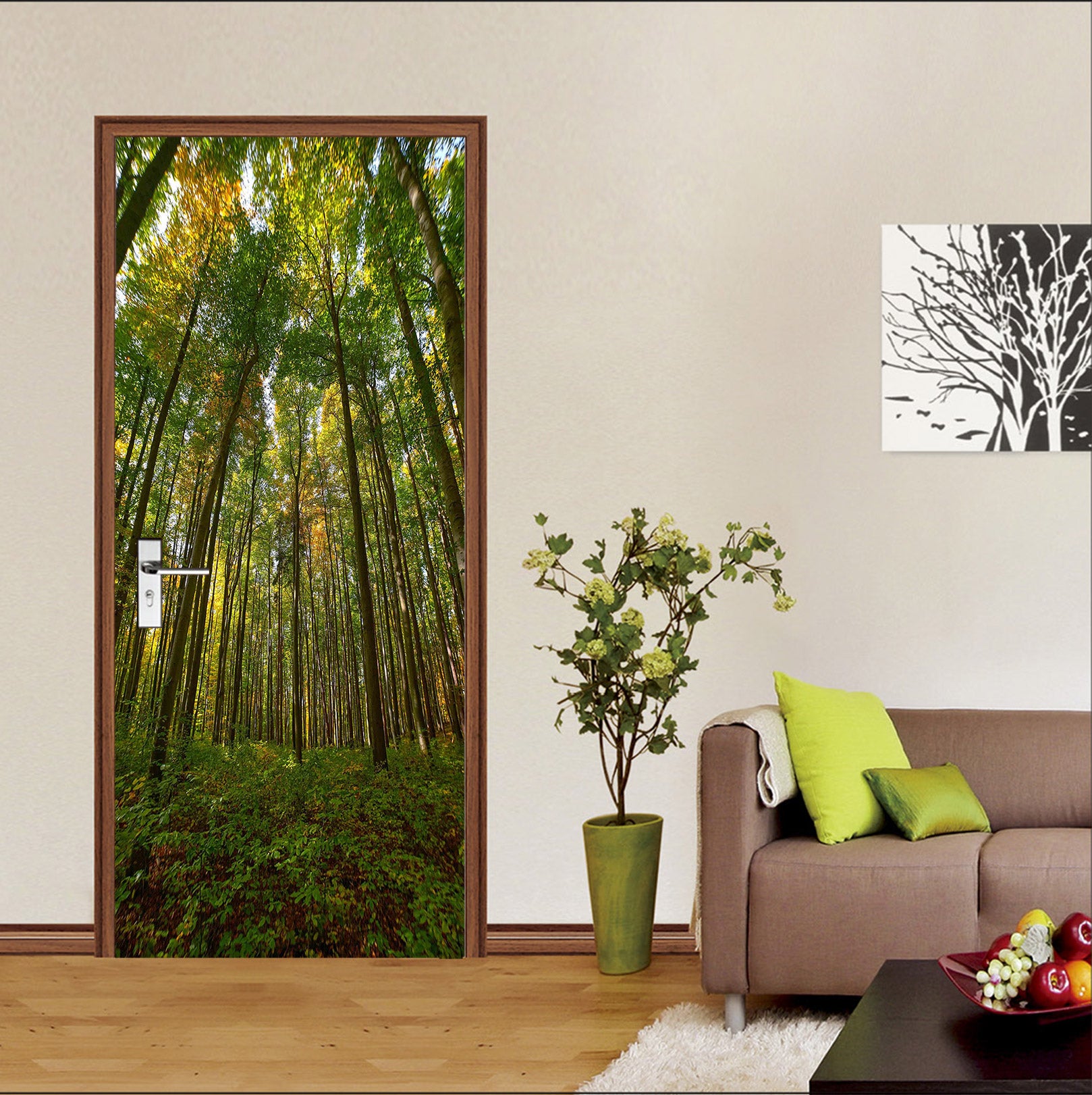 3D Forest 24184 Door Mural