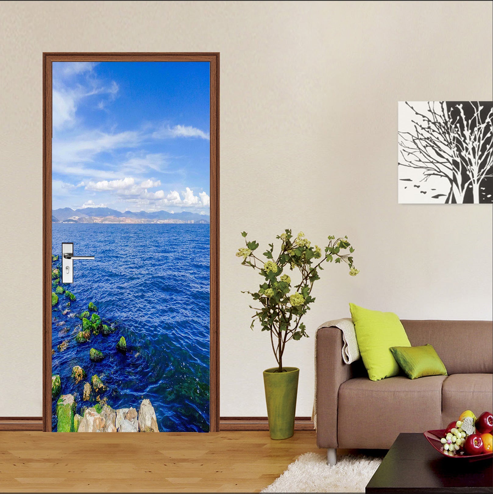 3D Seawater 24200 Door Mural